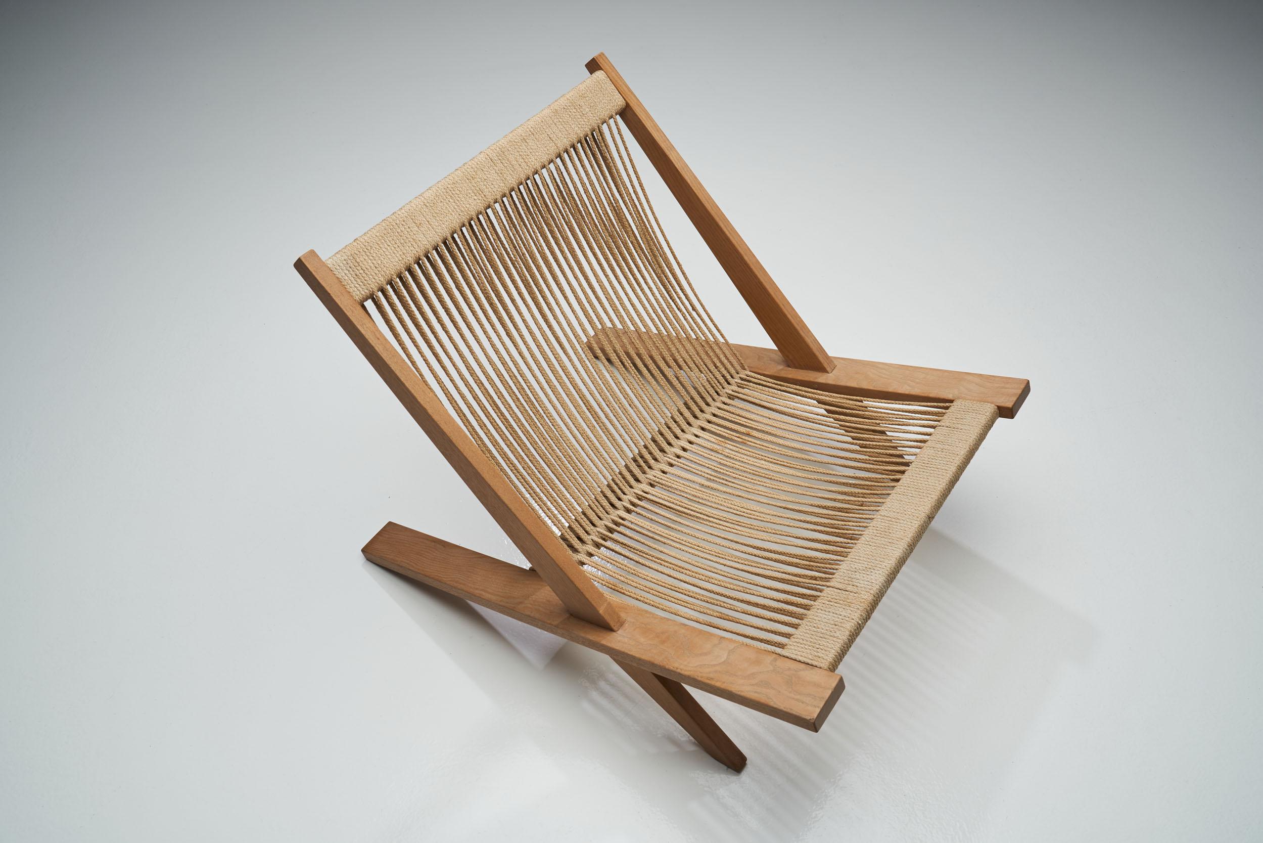 Easy Chair by Jørgen Høj and Poul Kjærholm for Thorald Madsen, Denmark 1952 For Sale 1