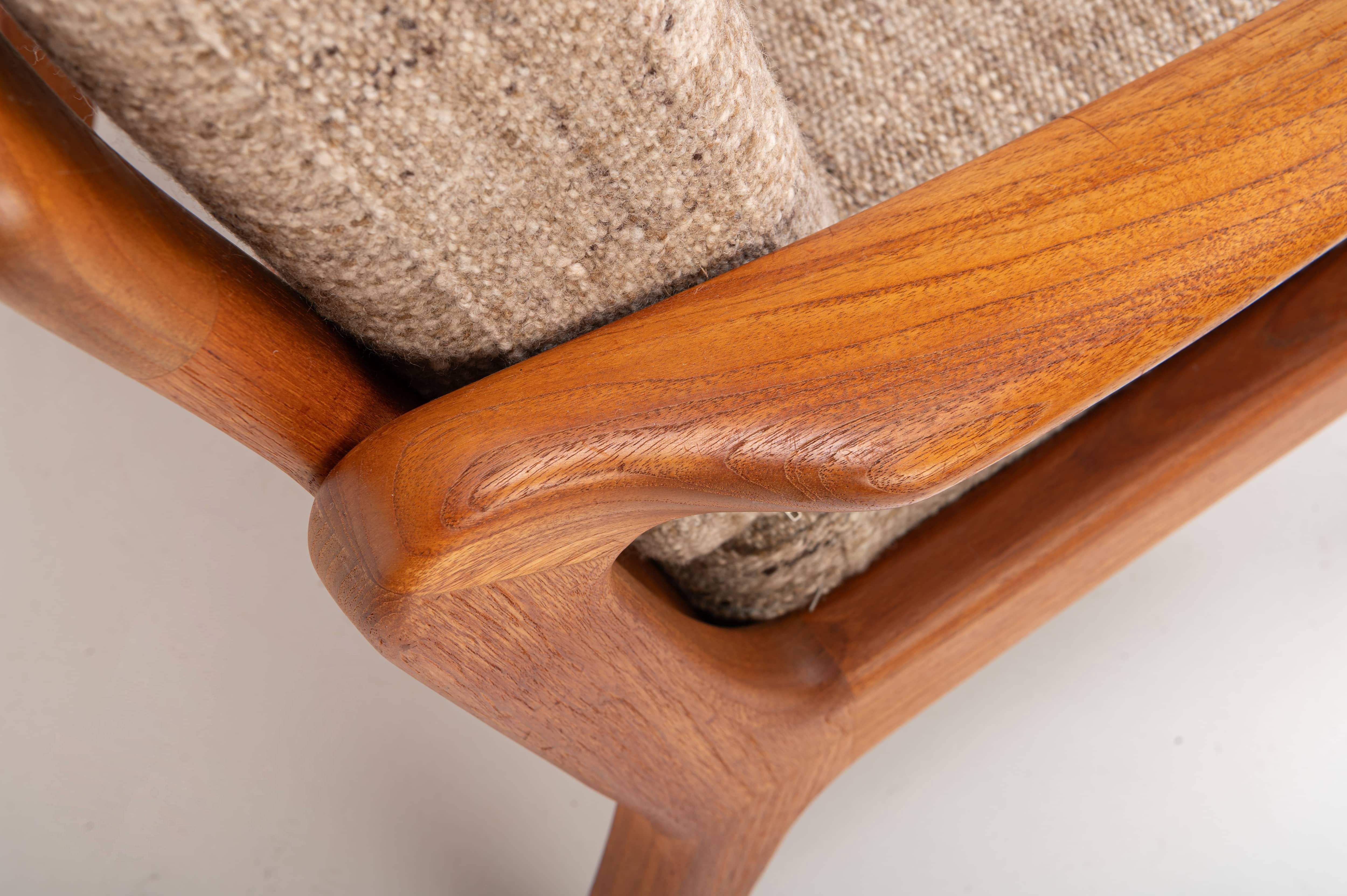 Easy Chair von Juul Kristensen für JK Dänemark, 1960er Jahre im Angebot 2