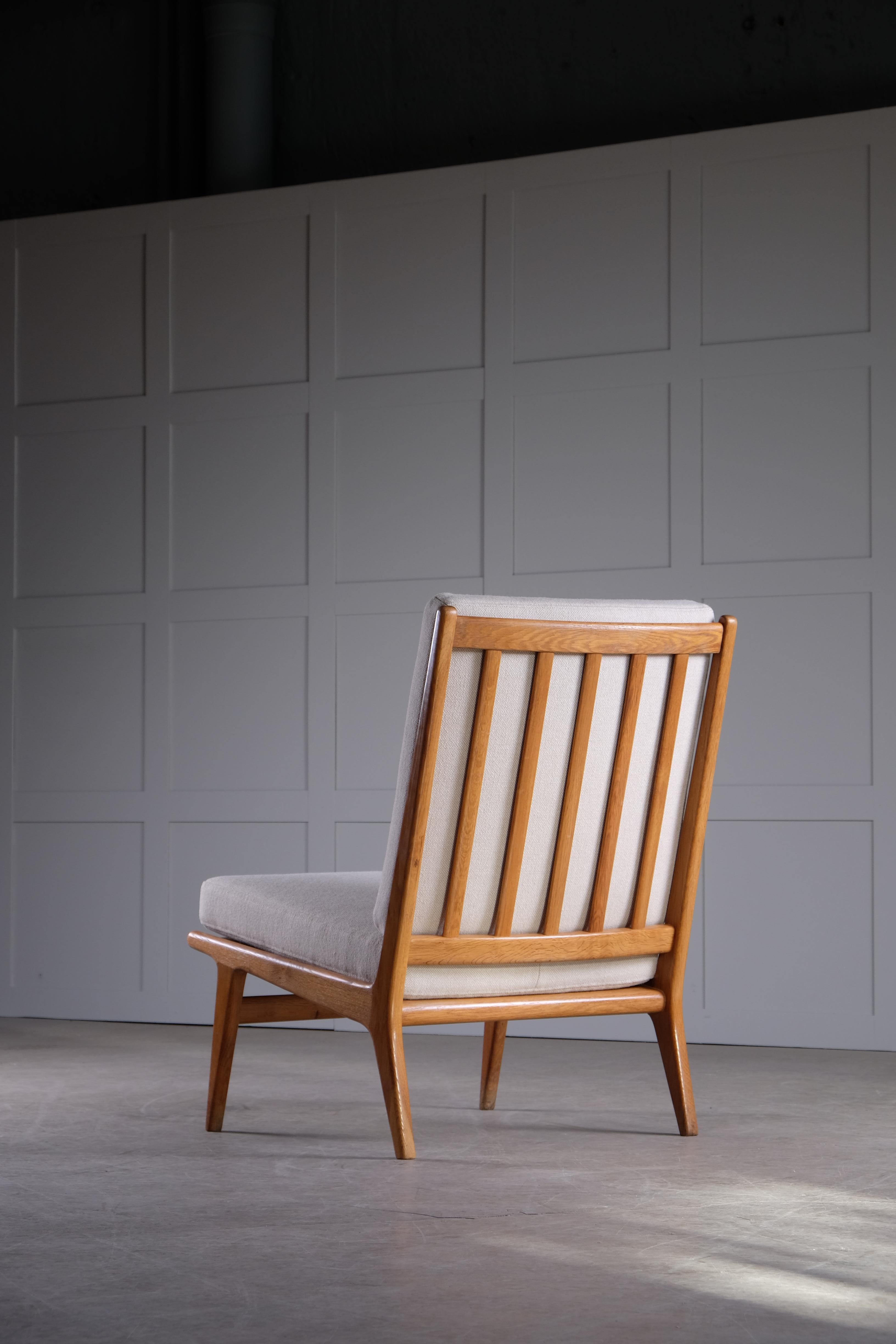 Oak Easy Chair by Karl-Erik Ekselius, Sweden, 1960s For Sale