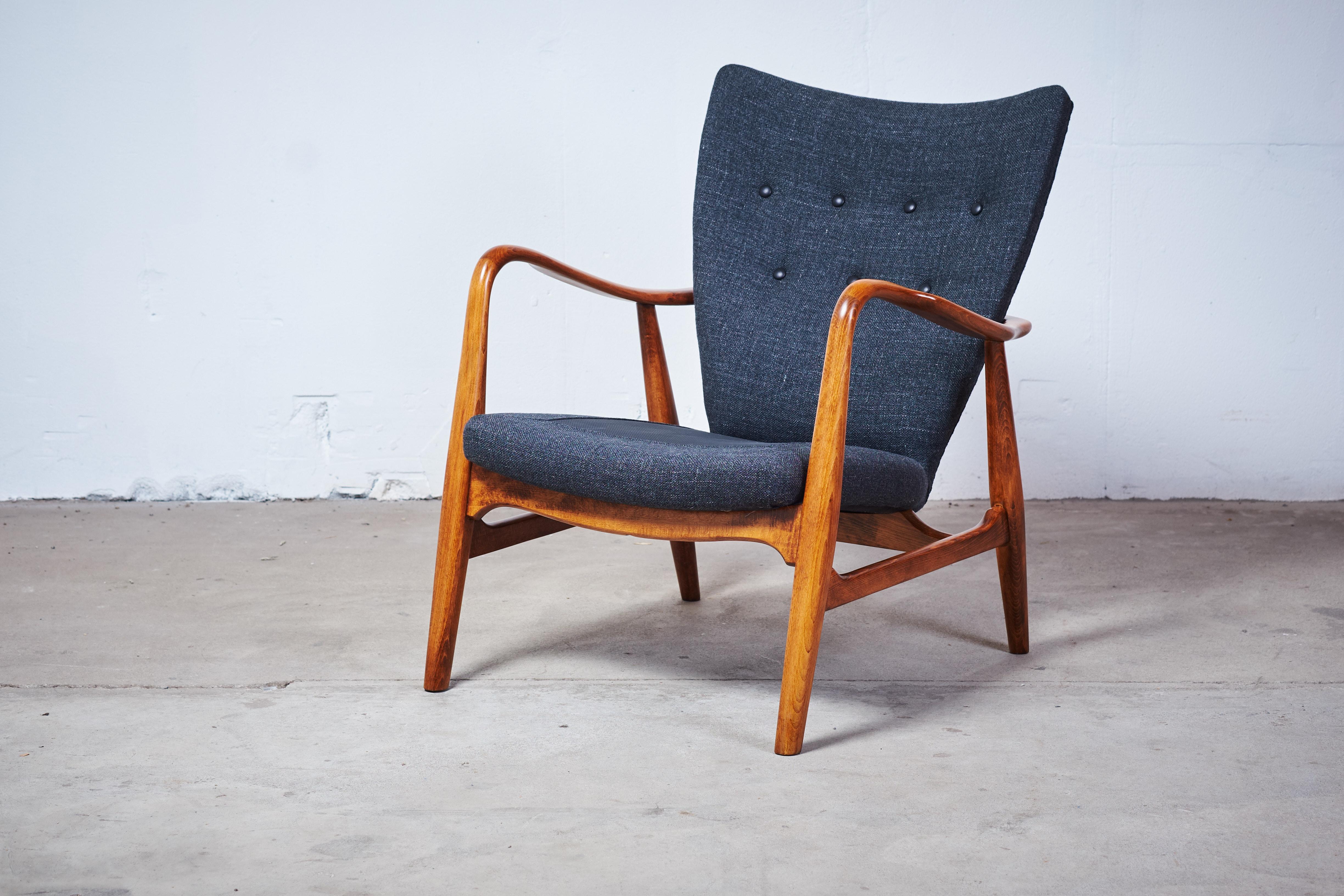 Easy Chair by Madsen & Schübel, 1950s For Sale 2