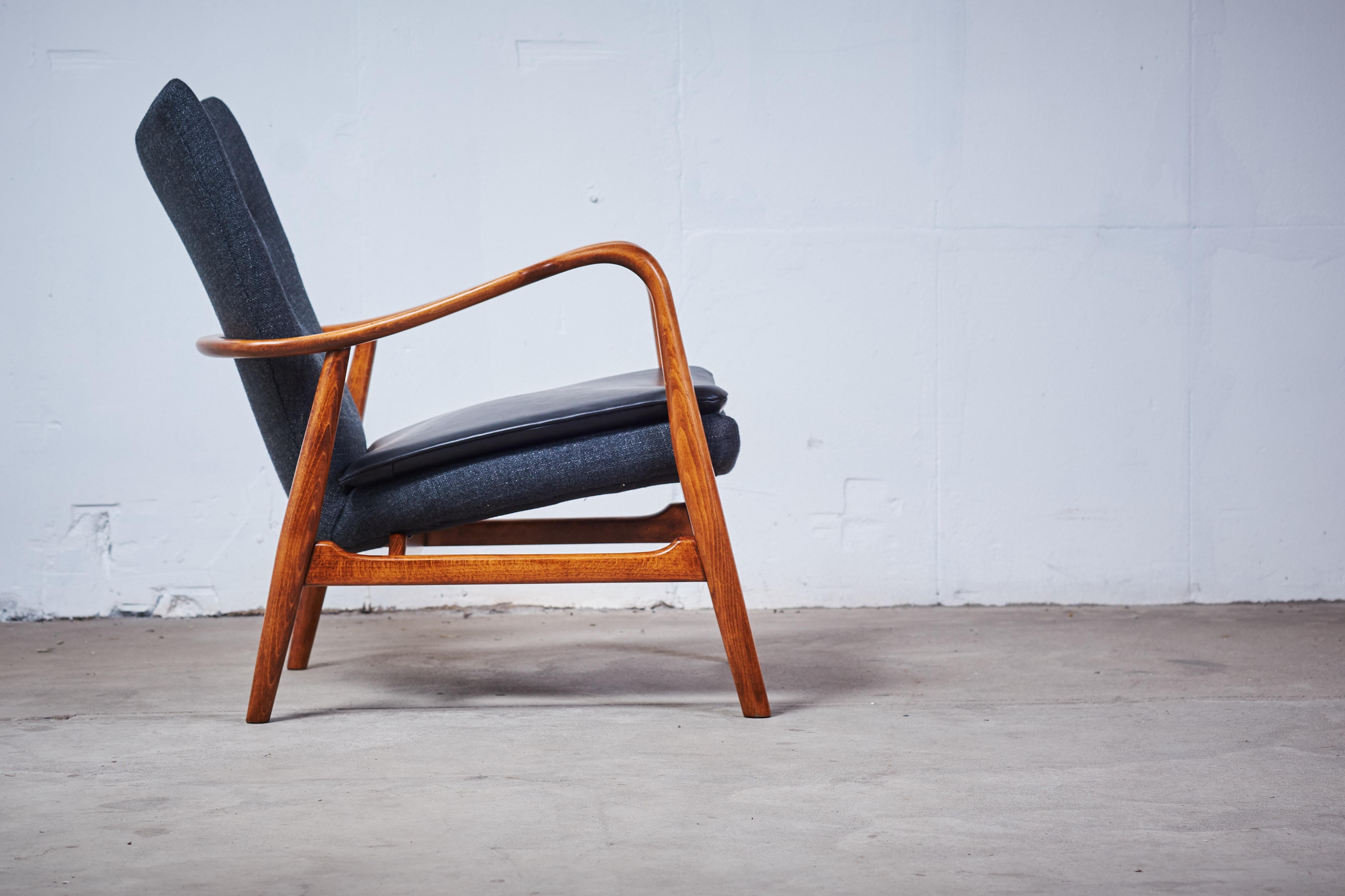 Easy Chair by Madsen & Schübel, 1950s In Excellent Condition For Sale In Middelfart, Fyn