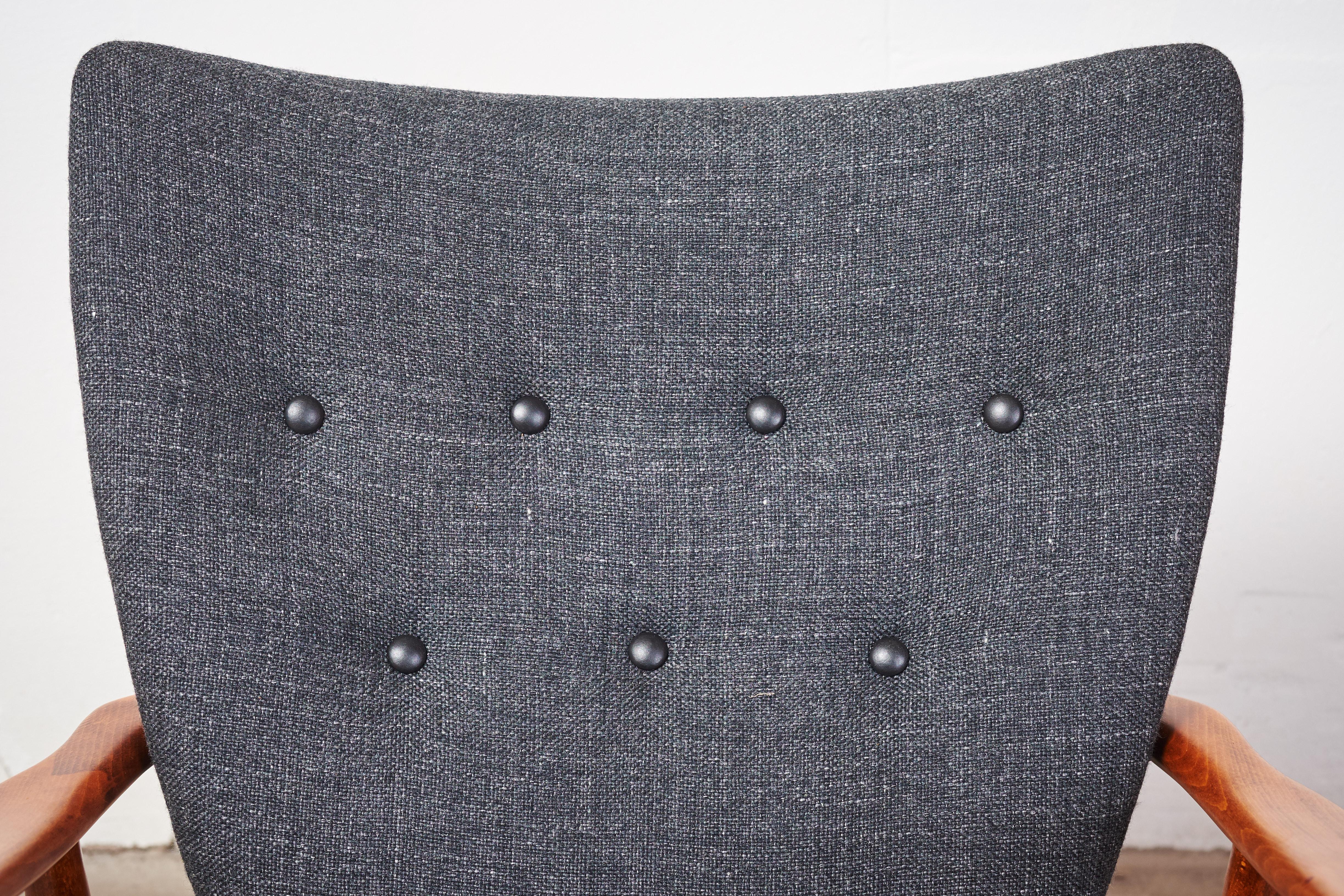 Easy Chair by Madsen & Schübel, 1950s For Sale 1