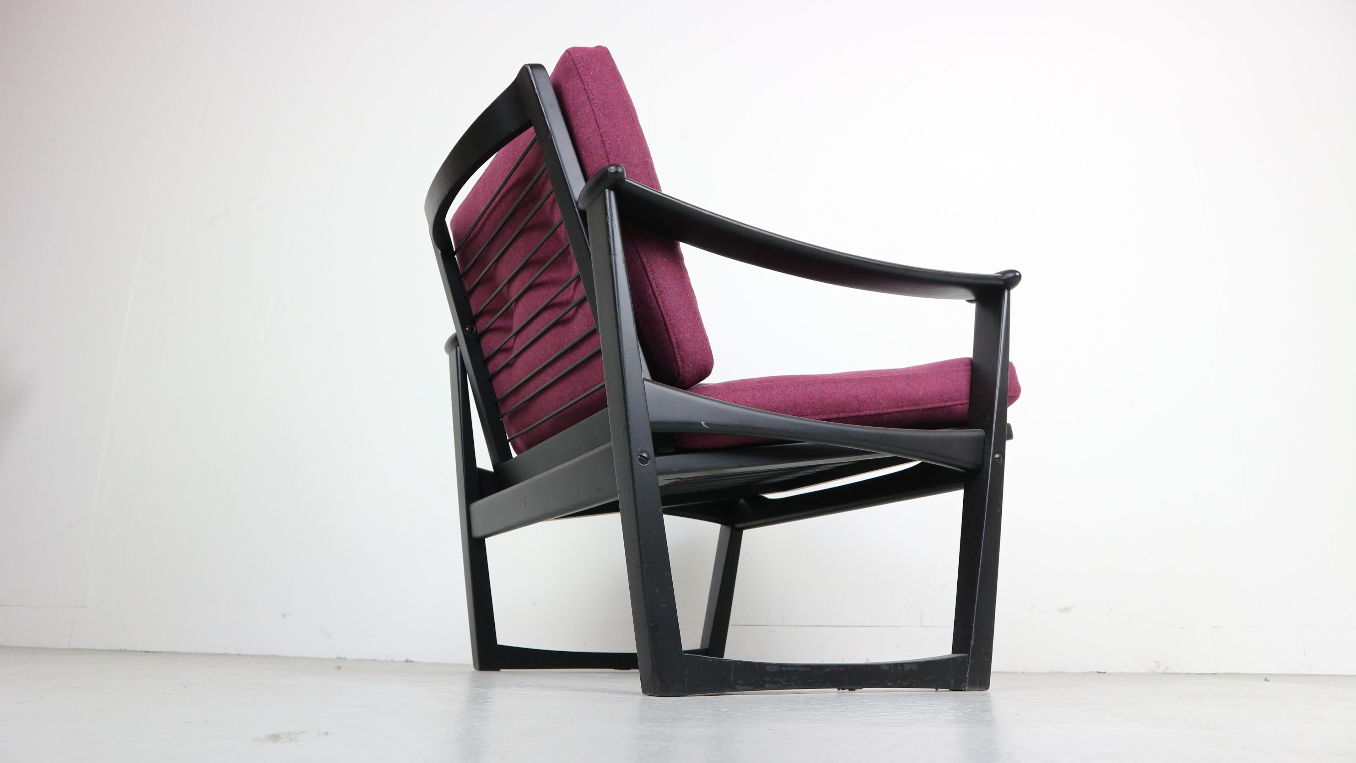 Easy Chair by Pastoe, Attributed to Finn Jhul, Newly Upholstered 1
