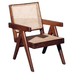 Fauteuil de Pierre Jeanneret pour Chandigarh, Inde, vers 1955-56