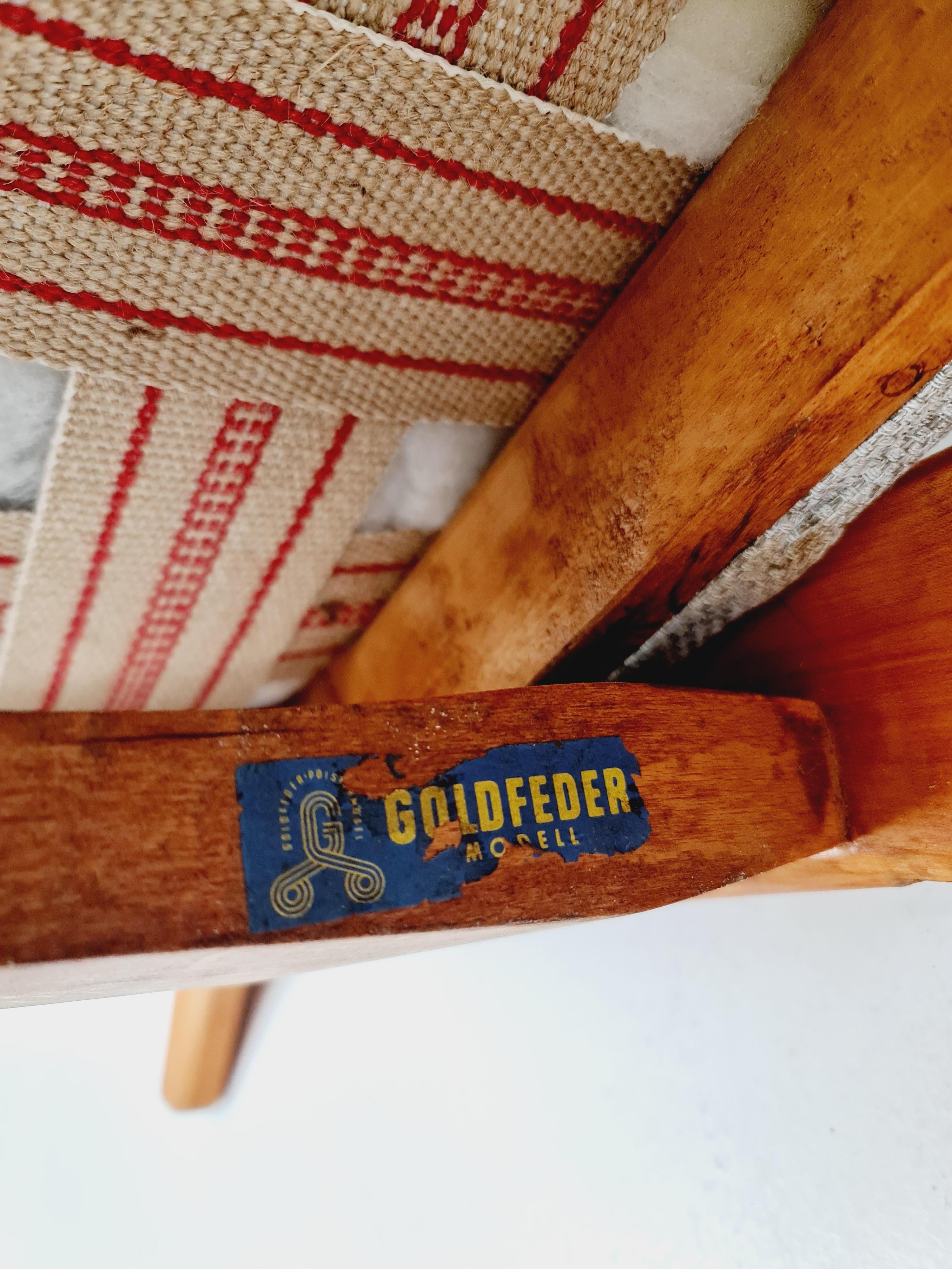 Sillón de Rolf Rastad y Adolf Relling para Goldfeder, Otomana ajustable 1960 en venta 5