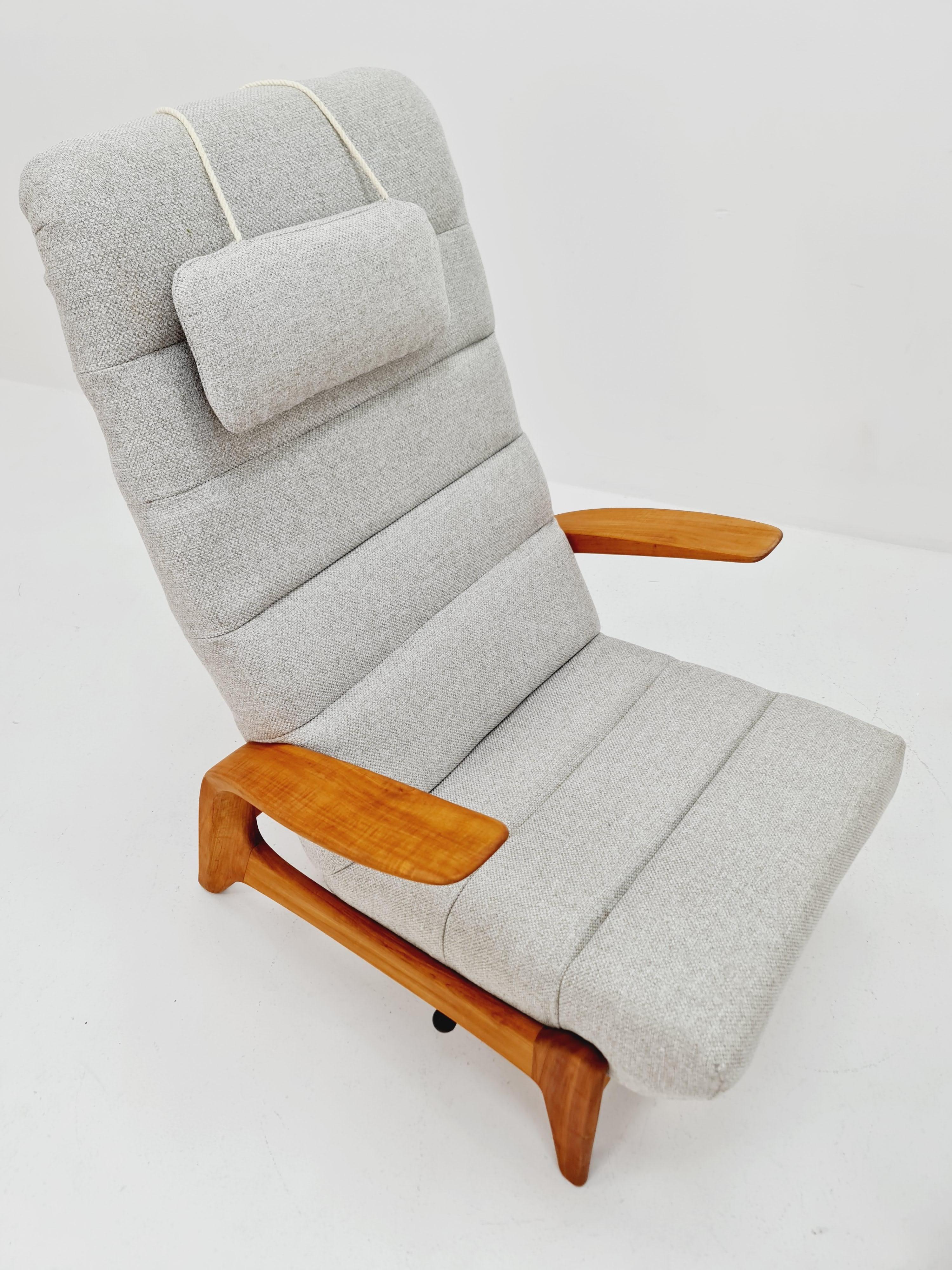 Sillón de Rolf Rastad y Adolf Relling para Goldfeder, Otomana ajustable 1960 mediados del siglo XX en venta