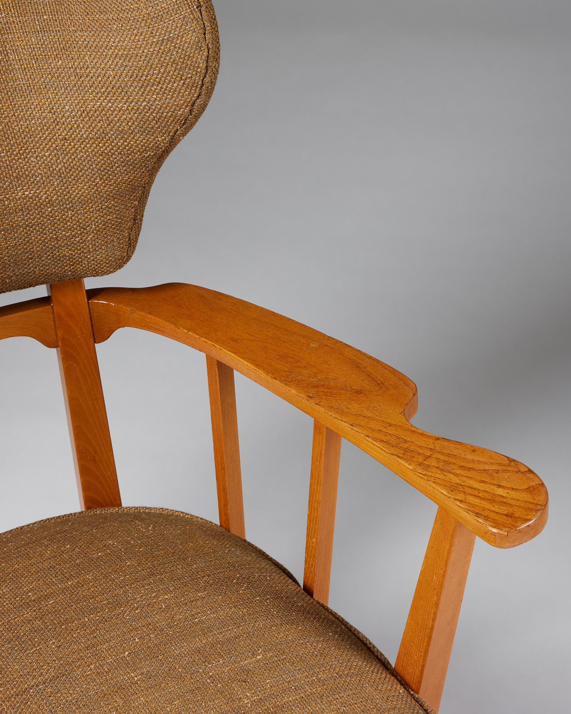 Fauteuil conçu par Alvar Andersson pour Ferdinand Lundquist & Co en vente 5