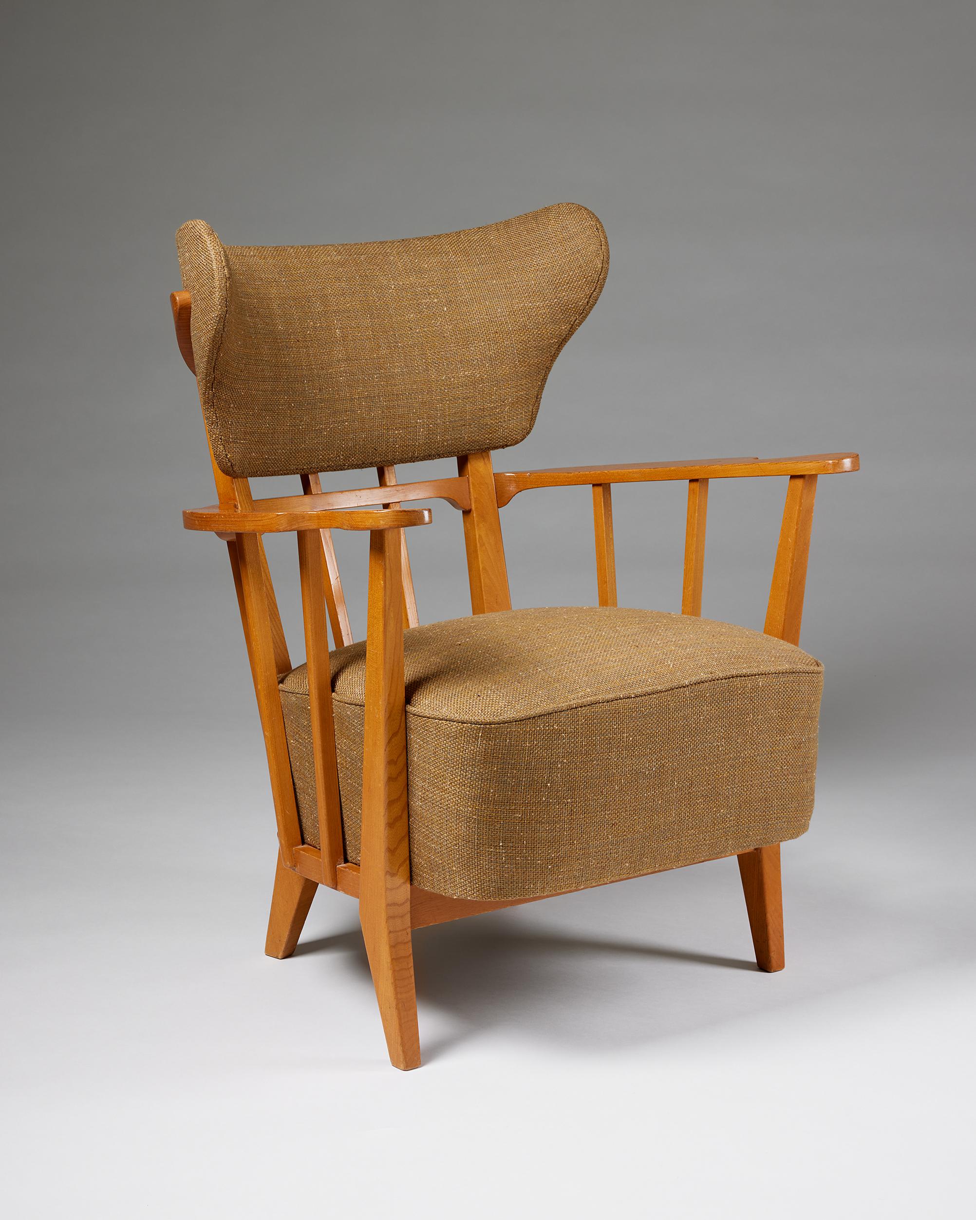 Easy Chair, entworfen von Alvar Andersson für Ferdinand Lundquist & Co (Moderne der Mitte des Jahrhunderts) im Angebot