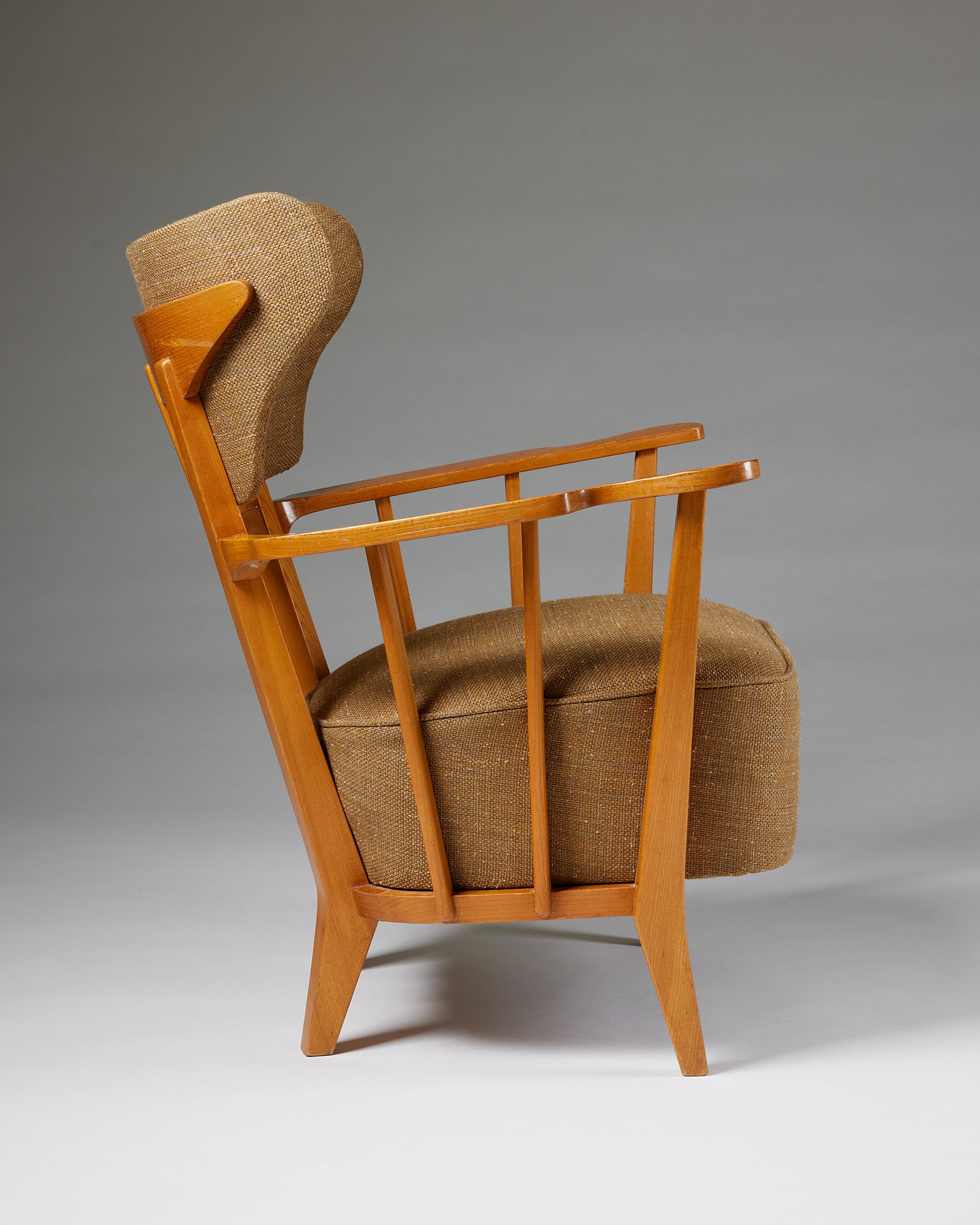 Fauteuil conçu par Alvar Andersson pour Ferdinand Lundquist & Co en vente 1