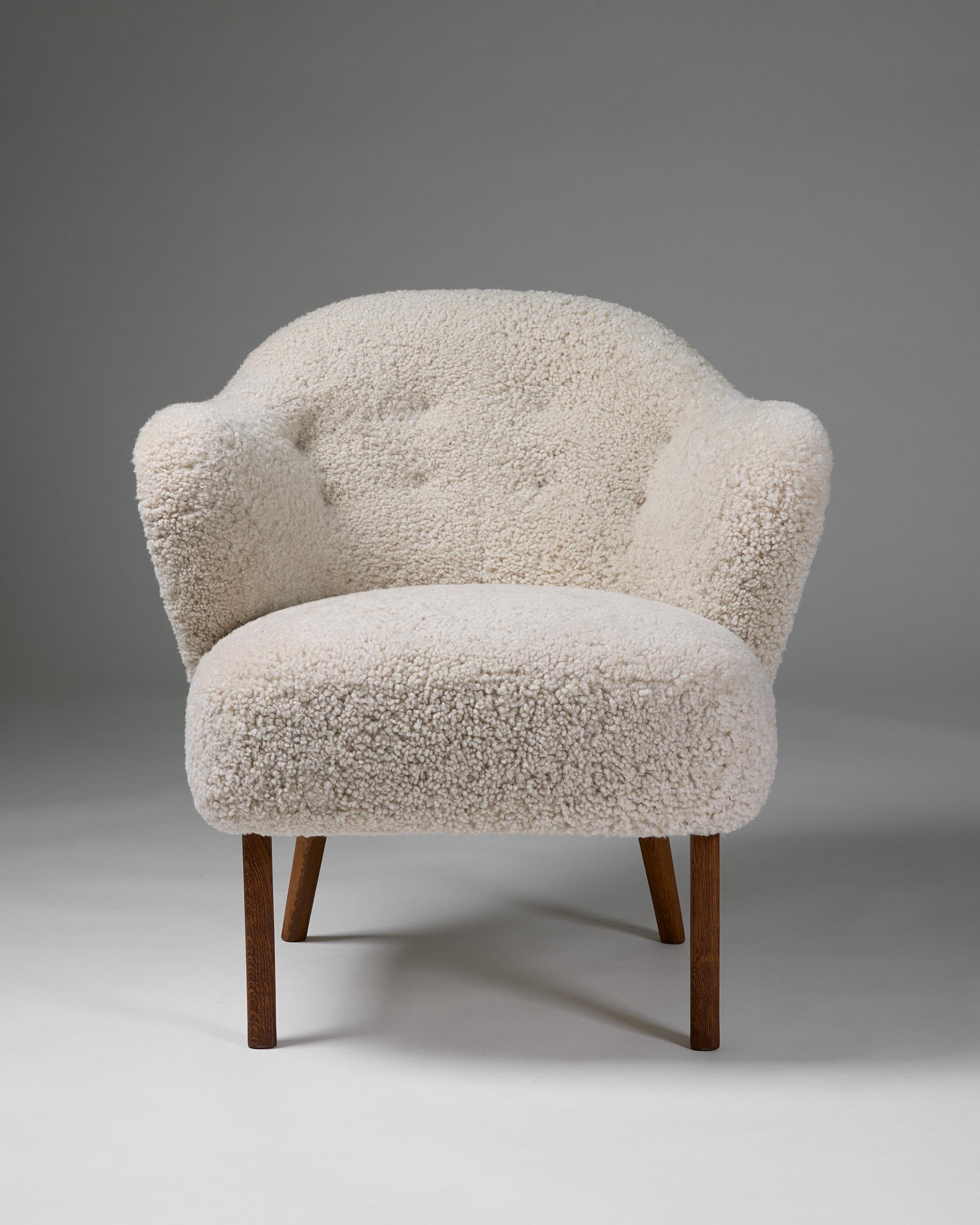 Easy Chair designed by Flemming Lassen Denmark, 1950s For Sale 1