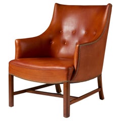 Easy chair designed by Frits Henningsen for Frits Henningsen, Denmark, 1940s