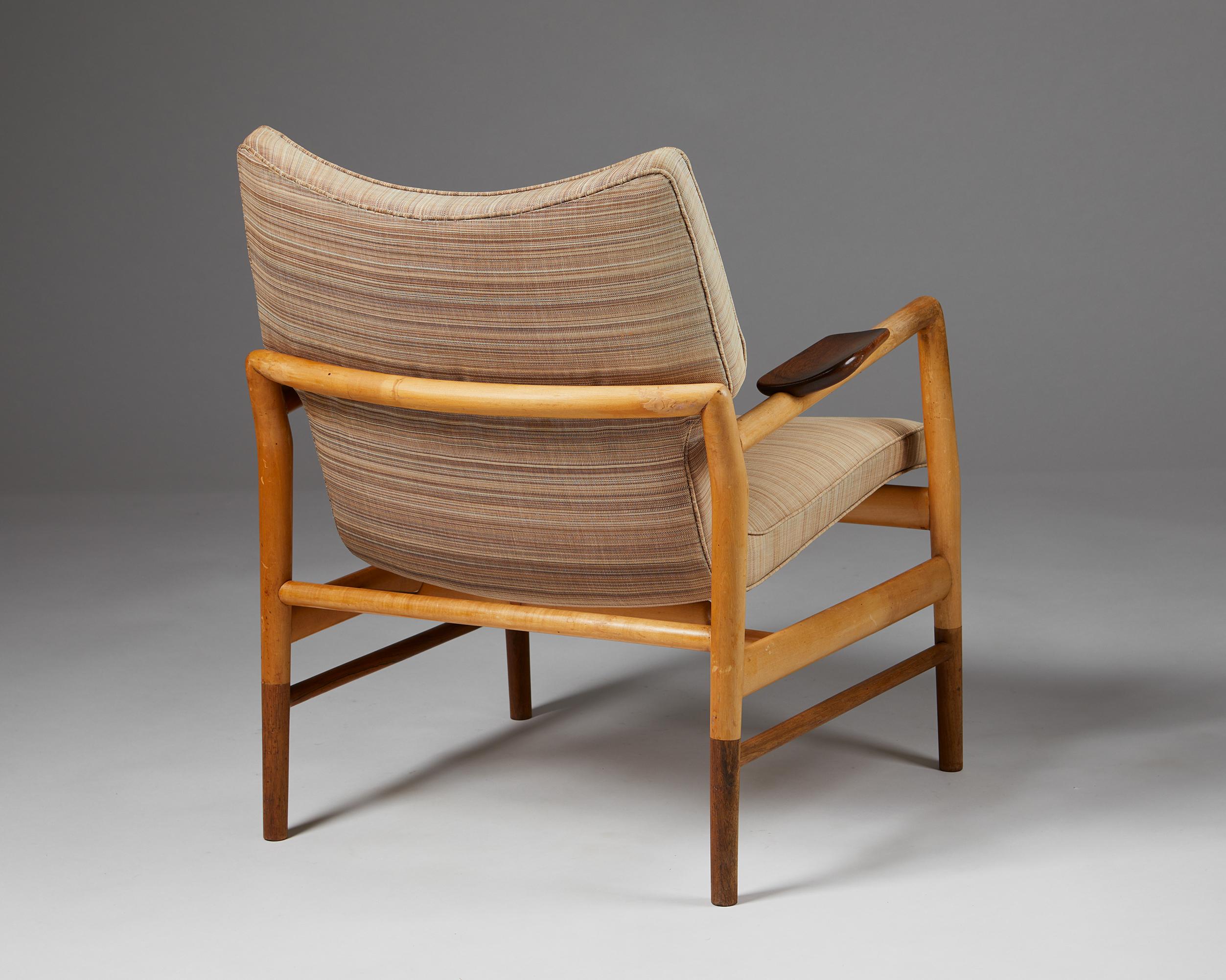 20th Century Easy Chair Designed by Ib Kofod-Larsen for Christensen & Larsen Cabinetmakers