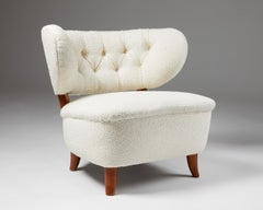 Easy Chair Designed by Otto Shulz, for Boet, Sweden, 1940s