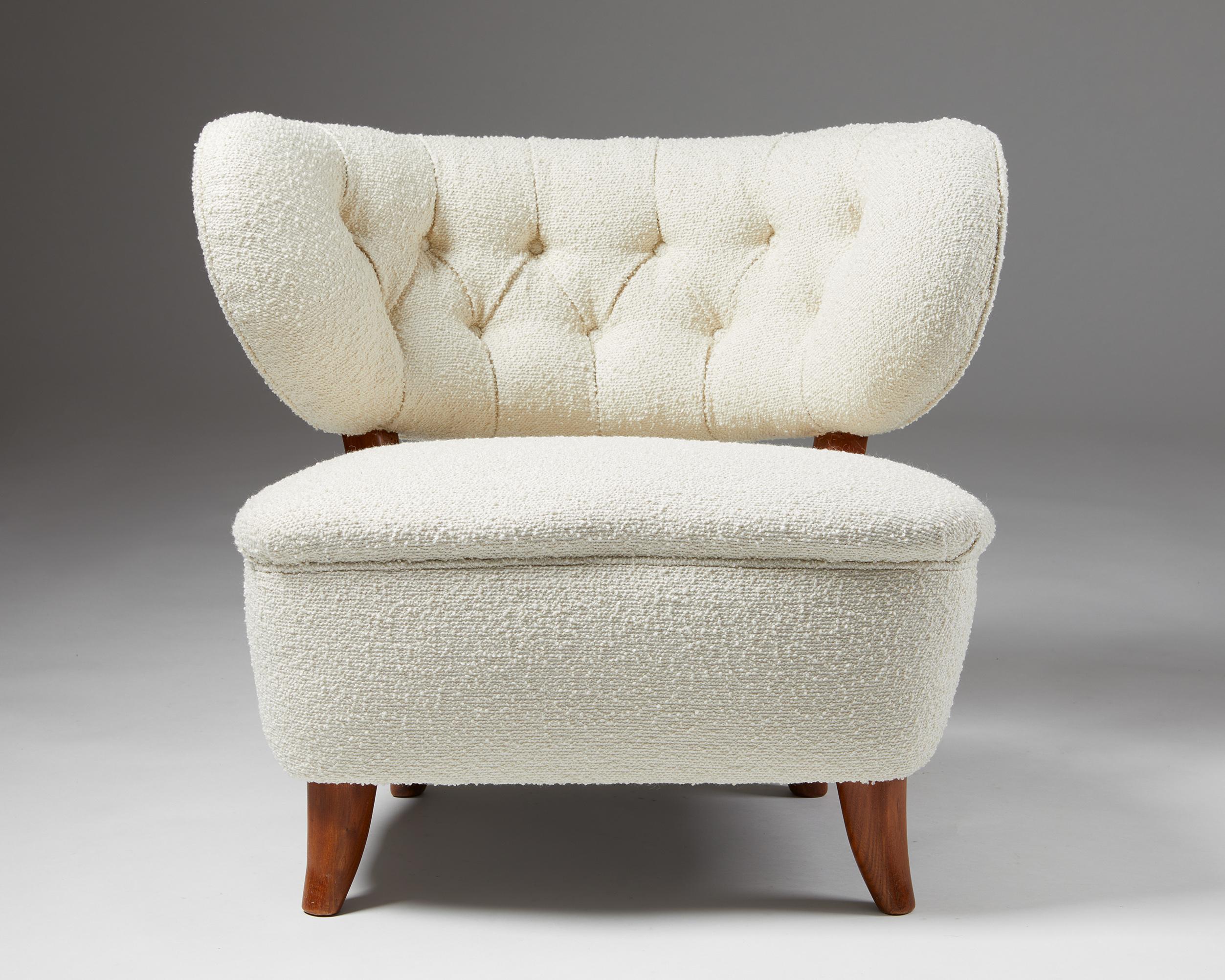 Suédois Fauteuil conçu par Otto Shulz, pour Boet, Suède, années 1940 en vente