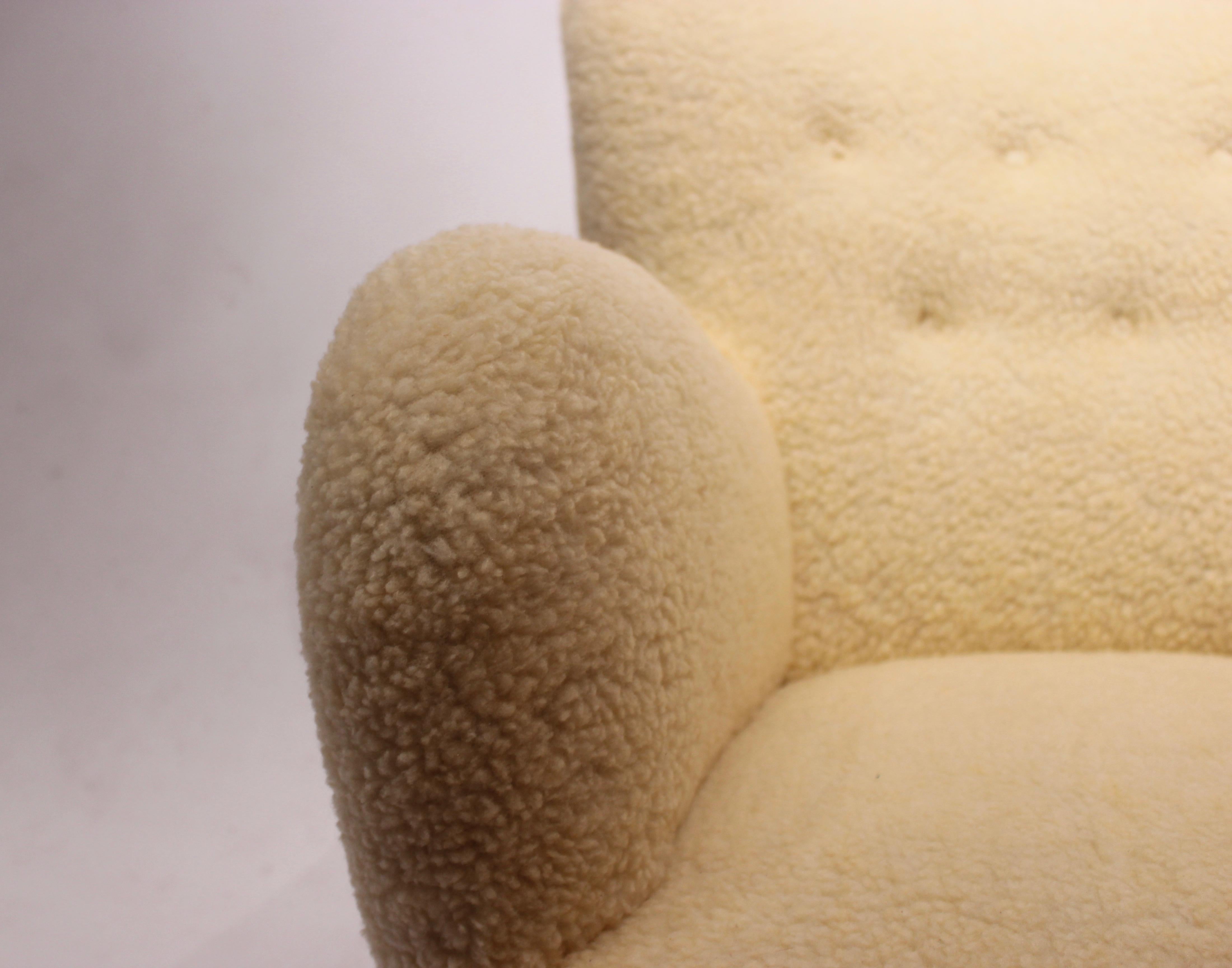 sheep wool chair