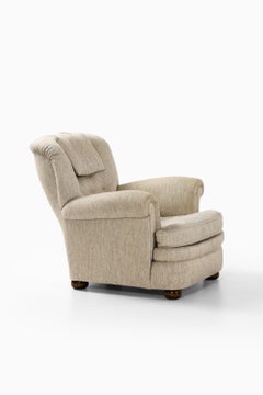 Fauteuil en hêtre et tissu d'origine de Josef Frank, 1934