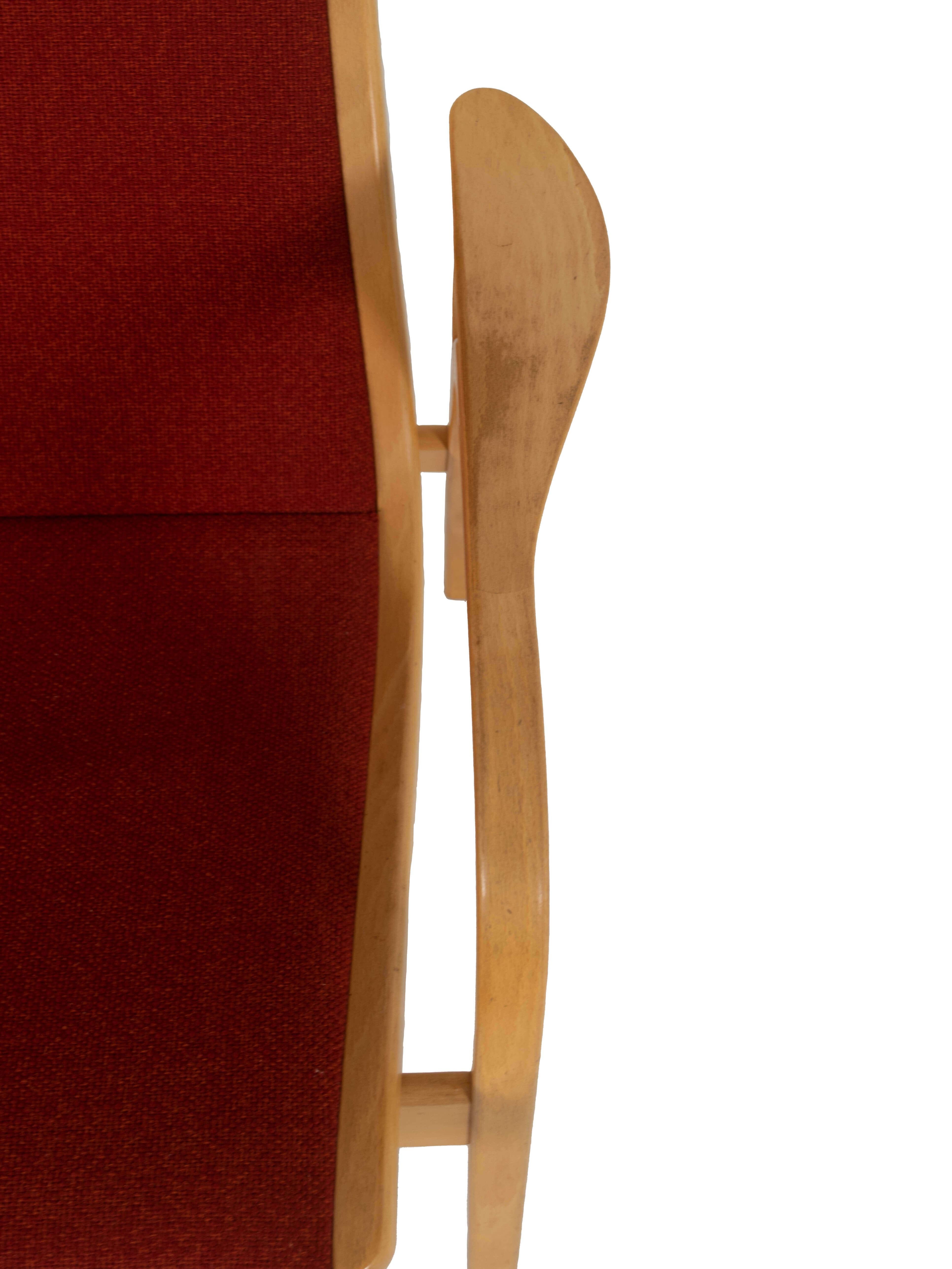 Easy Chair in Beech by Yngve Ekström for Swedese model Lamino, Sweden 1