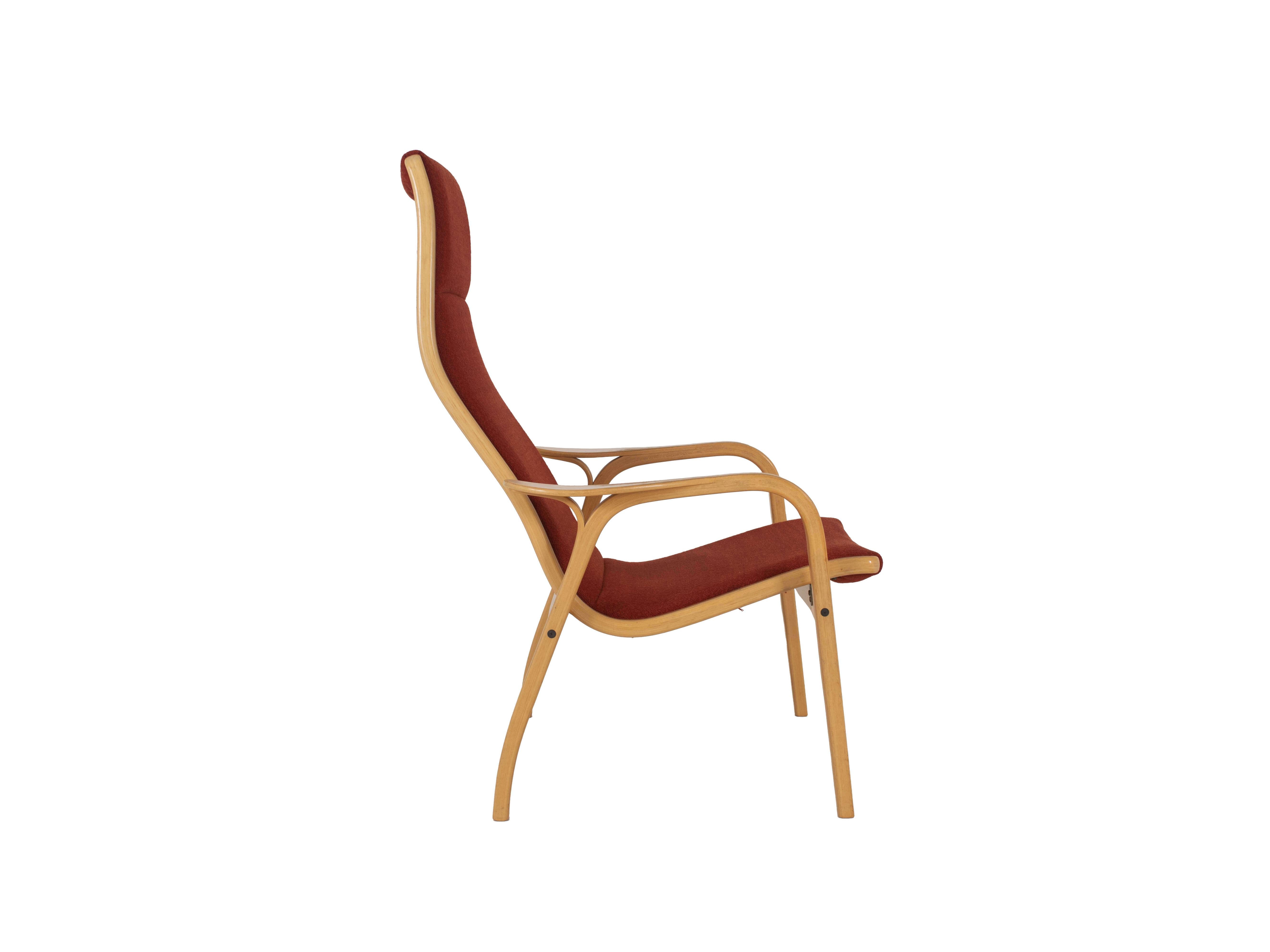 Easy Chair in Beech by Yngve Ekström for Swedese model Lamino, Sweden In Good Condition In Hellouw, NL