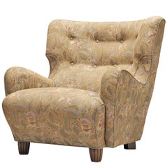 Easy Chair en tissu décoratif beige