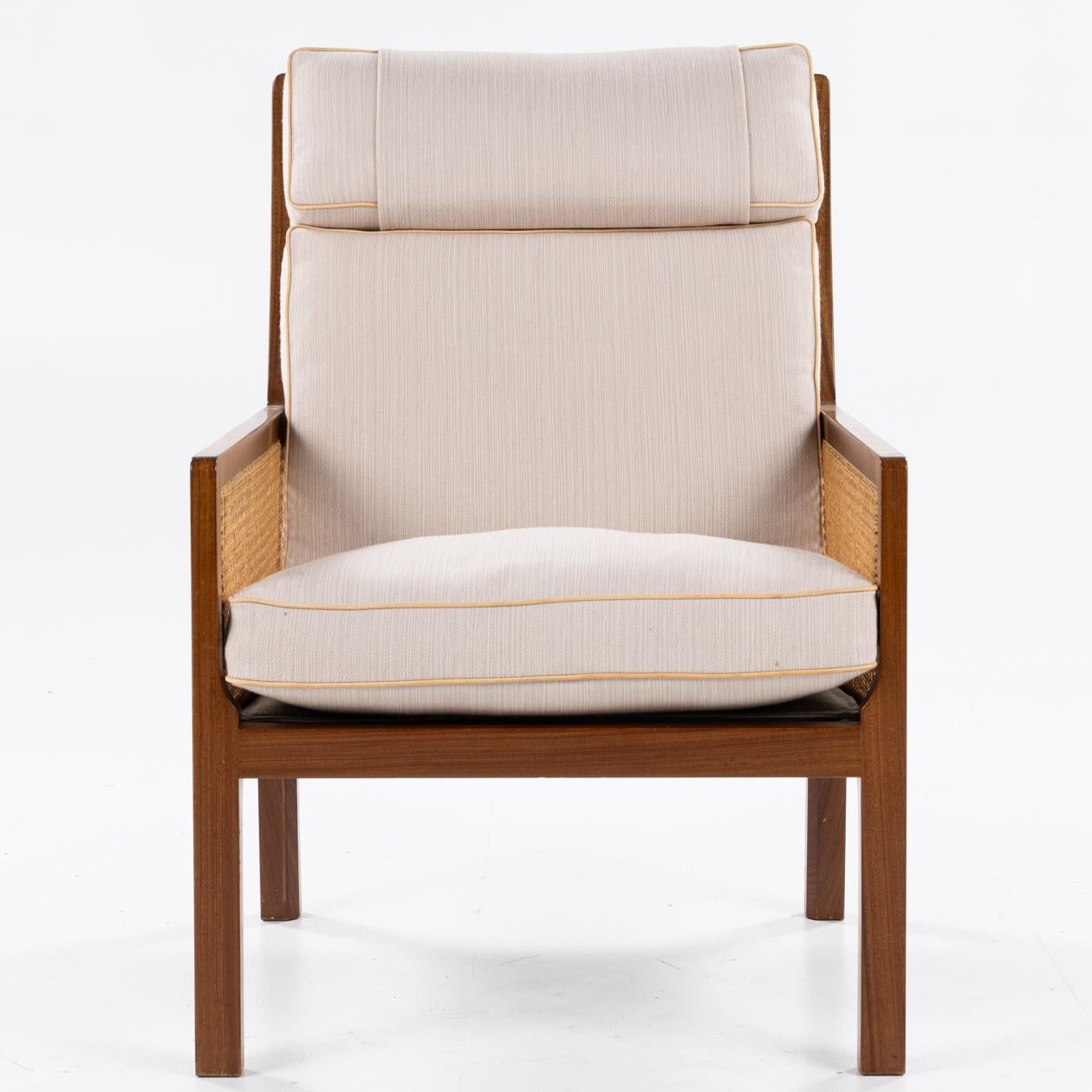 20th Century Easy chair in mahogany by Bernt Petersen. 