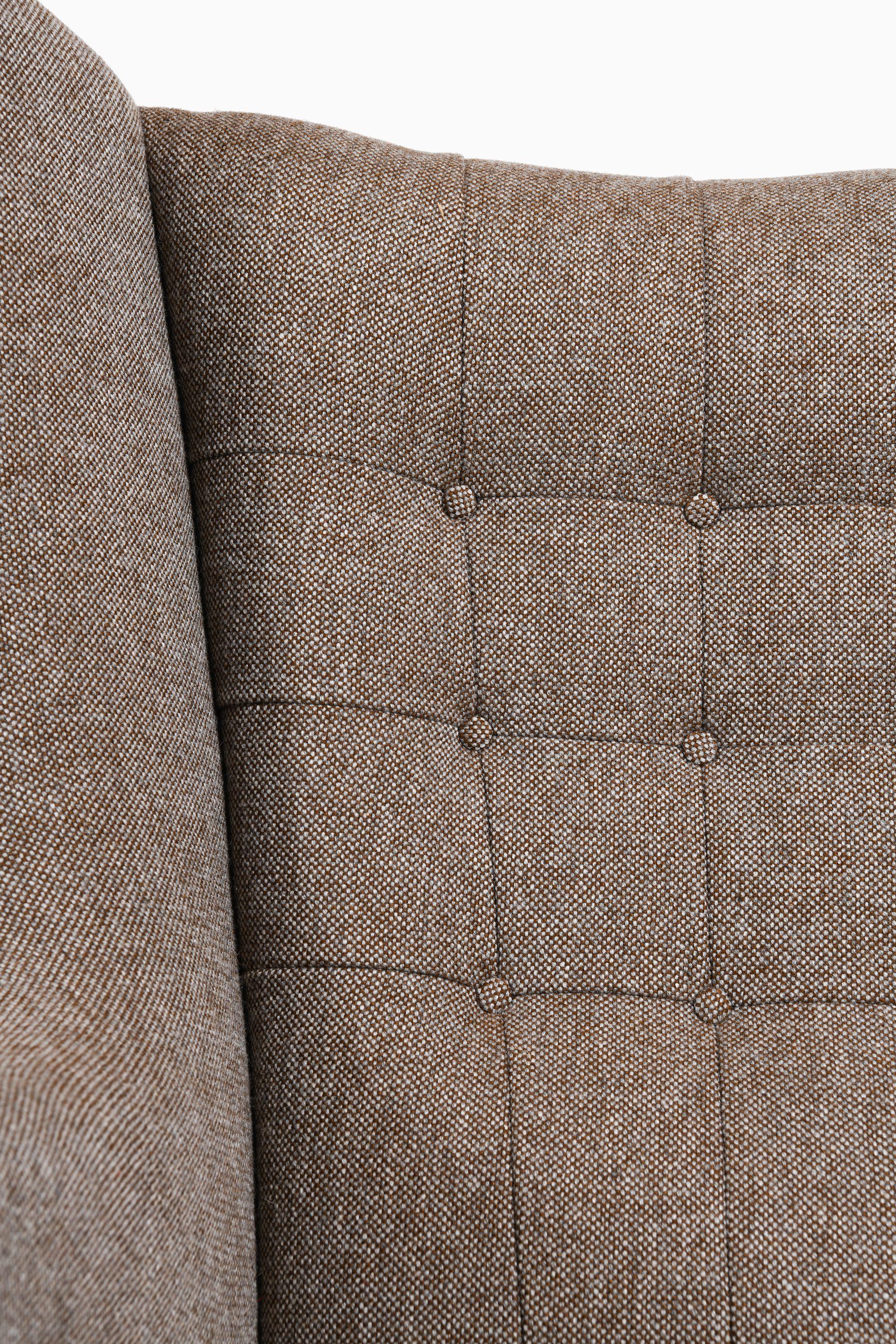 XX secolo Sedia Easy in palissandro e rivestita in tessuto Kvadrat di Hans Wegner, anni '50 in vendita