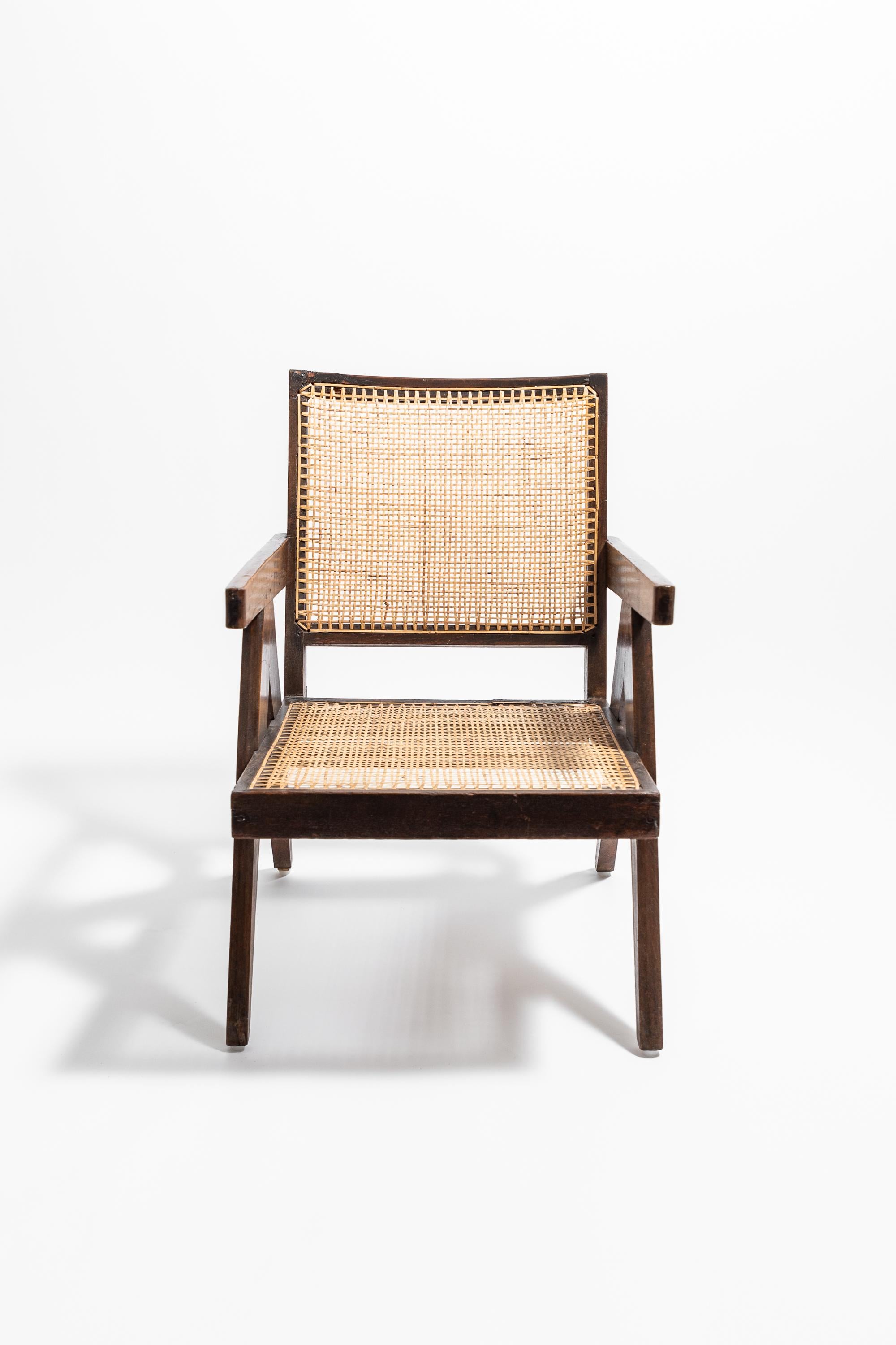 Easy Chair in Sissoo by Pierre Jeanneret c.1955 For Sale 1