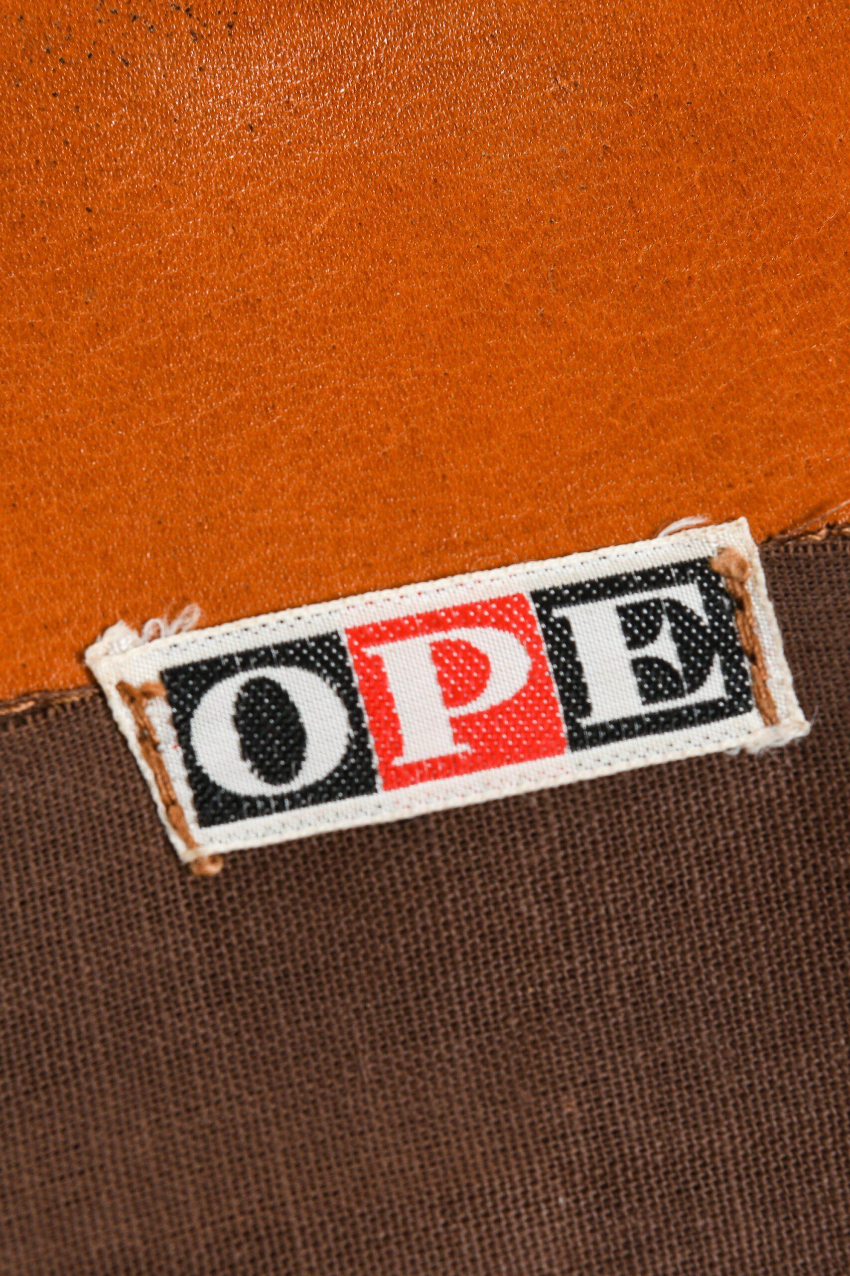 Fauteuil en teck et cuir cognac original par Ib Kofod-Larsen, années 1950 en vente 6