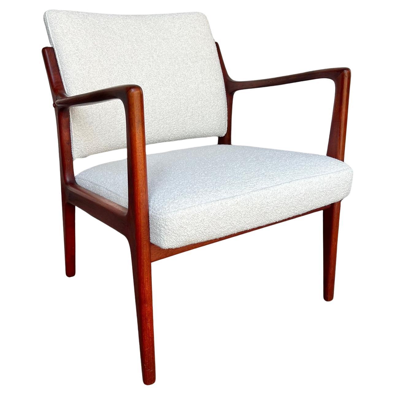 Easy chair in teak by Karl-Erik Ekselius For Sale