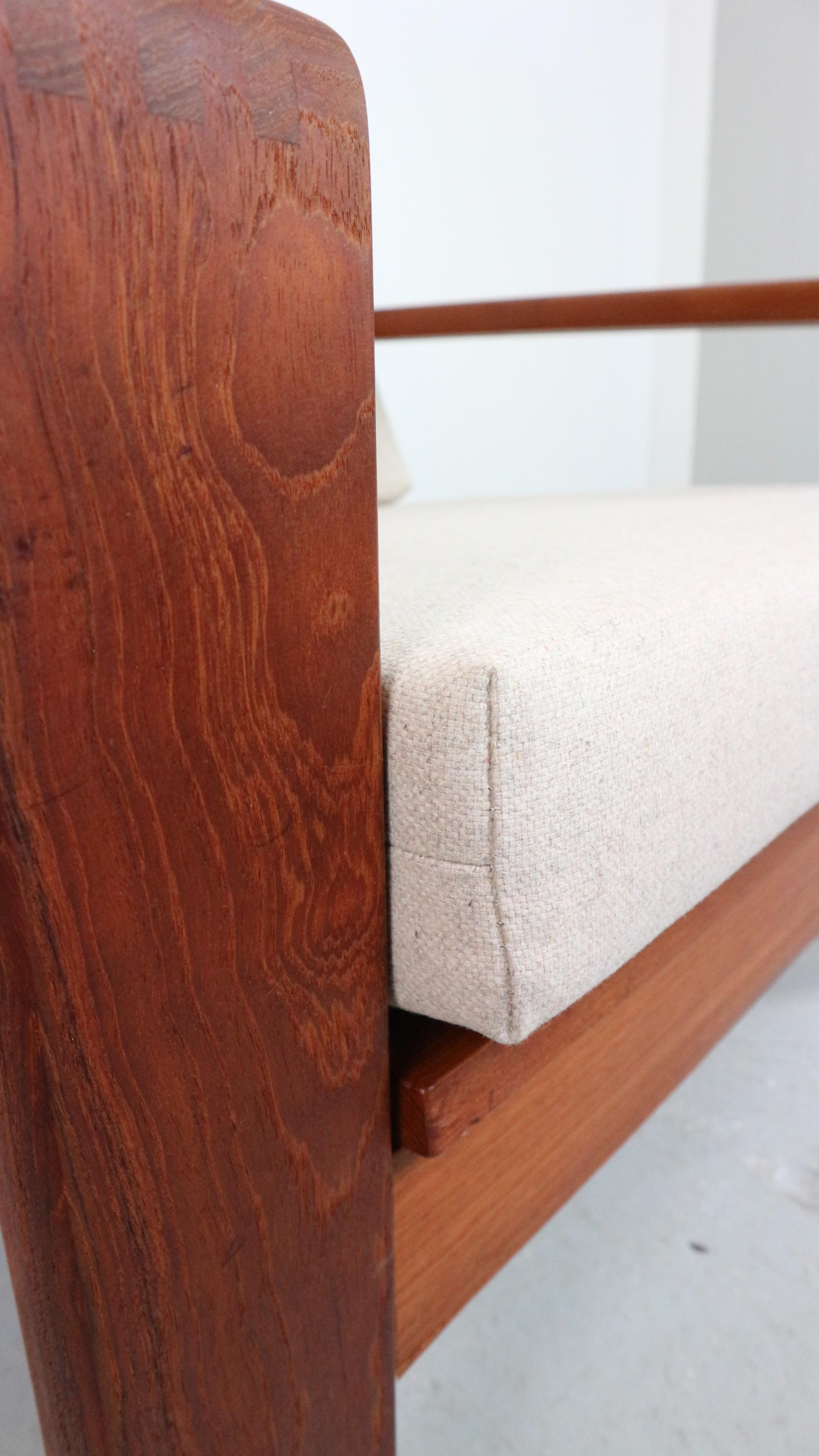 Easy Chair in Teak from EMC Møbler, Denmark 1960s, Newly Upholstered 11