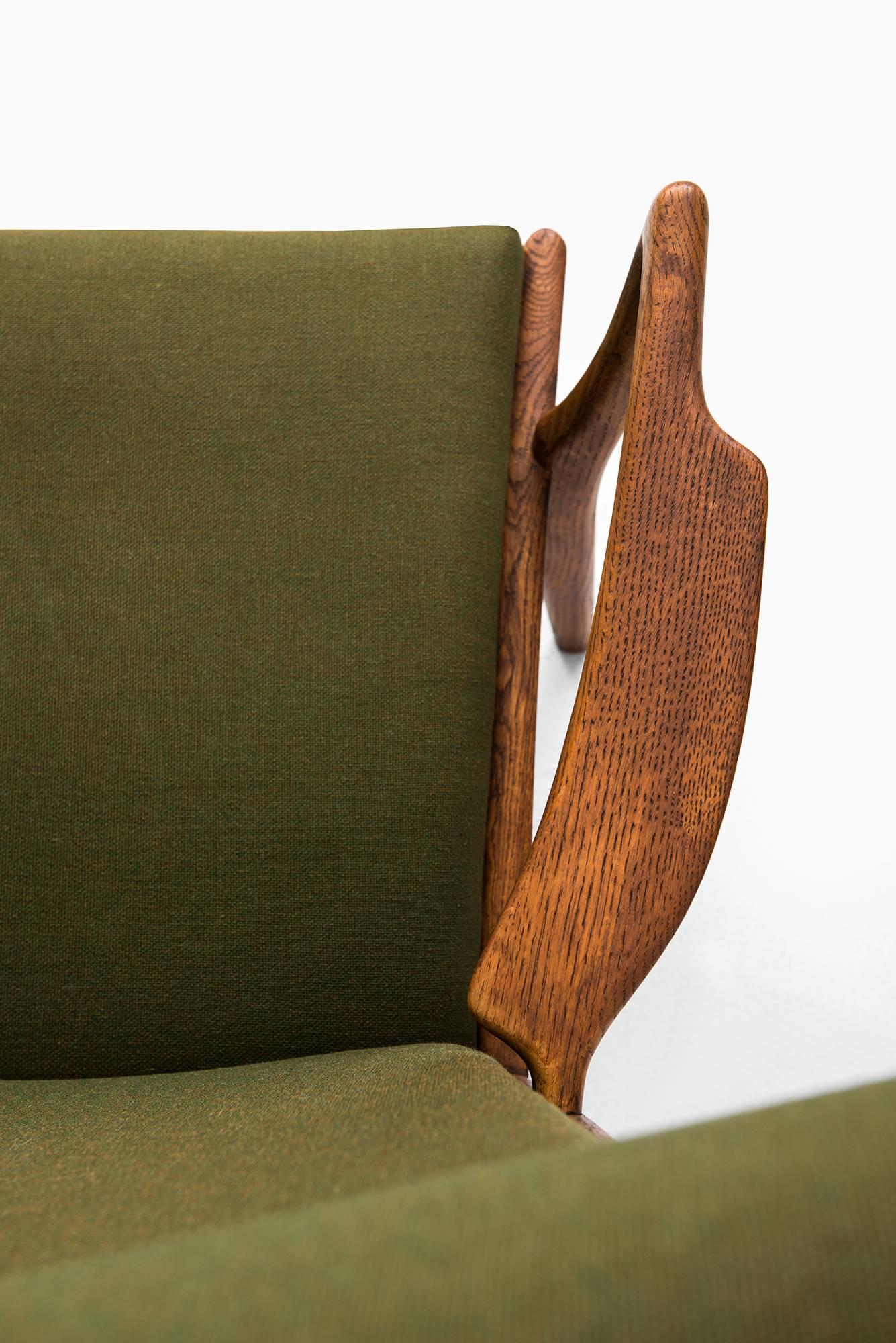 Seltener Sessel, Modell AP-15, entworfen von Hans Wegner. Produziert von AP-Stolen in Dänemark.