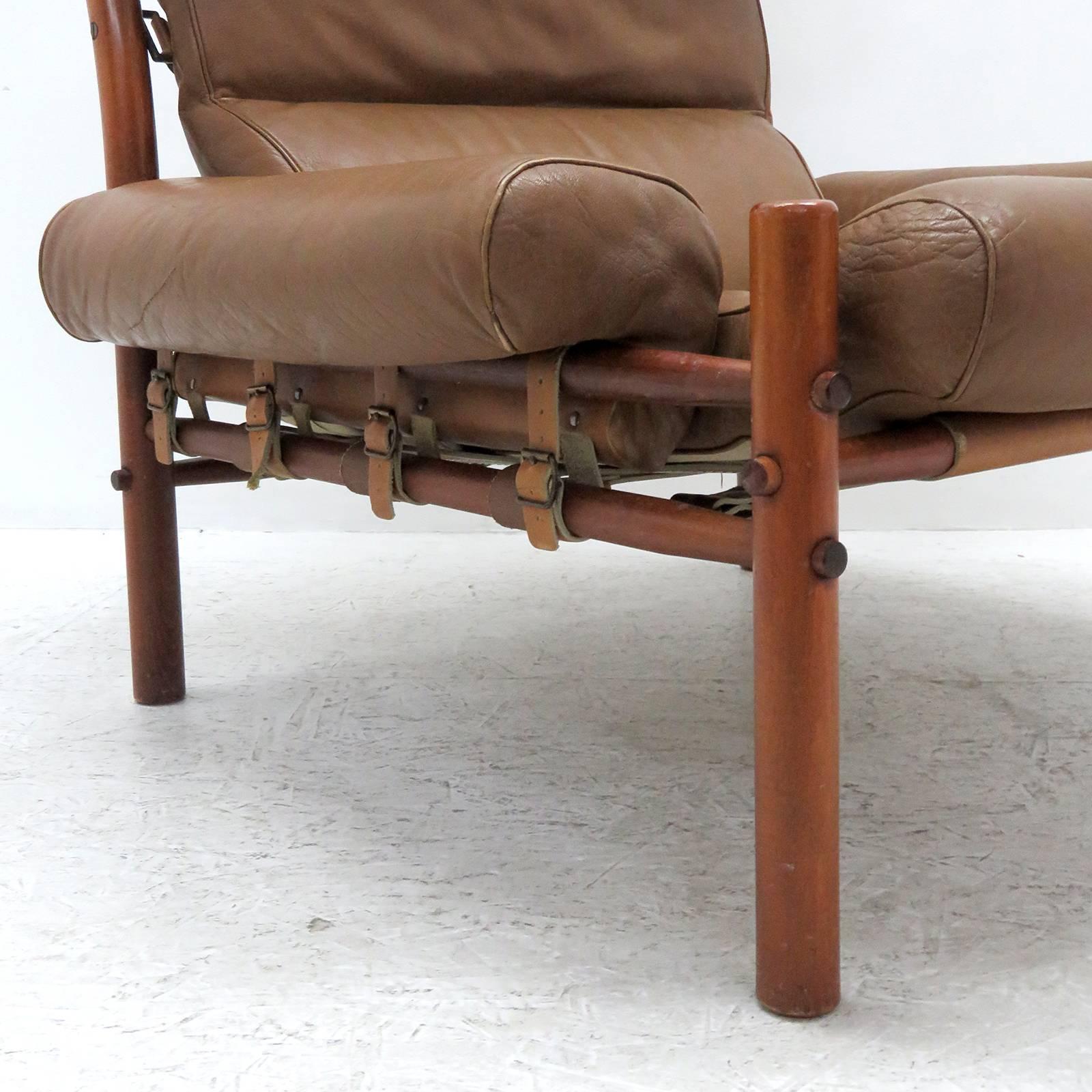 Easy Chair Model Inca by Arne Norell, 1960s In Excellent Condition In Los Angeles, CA