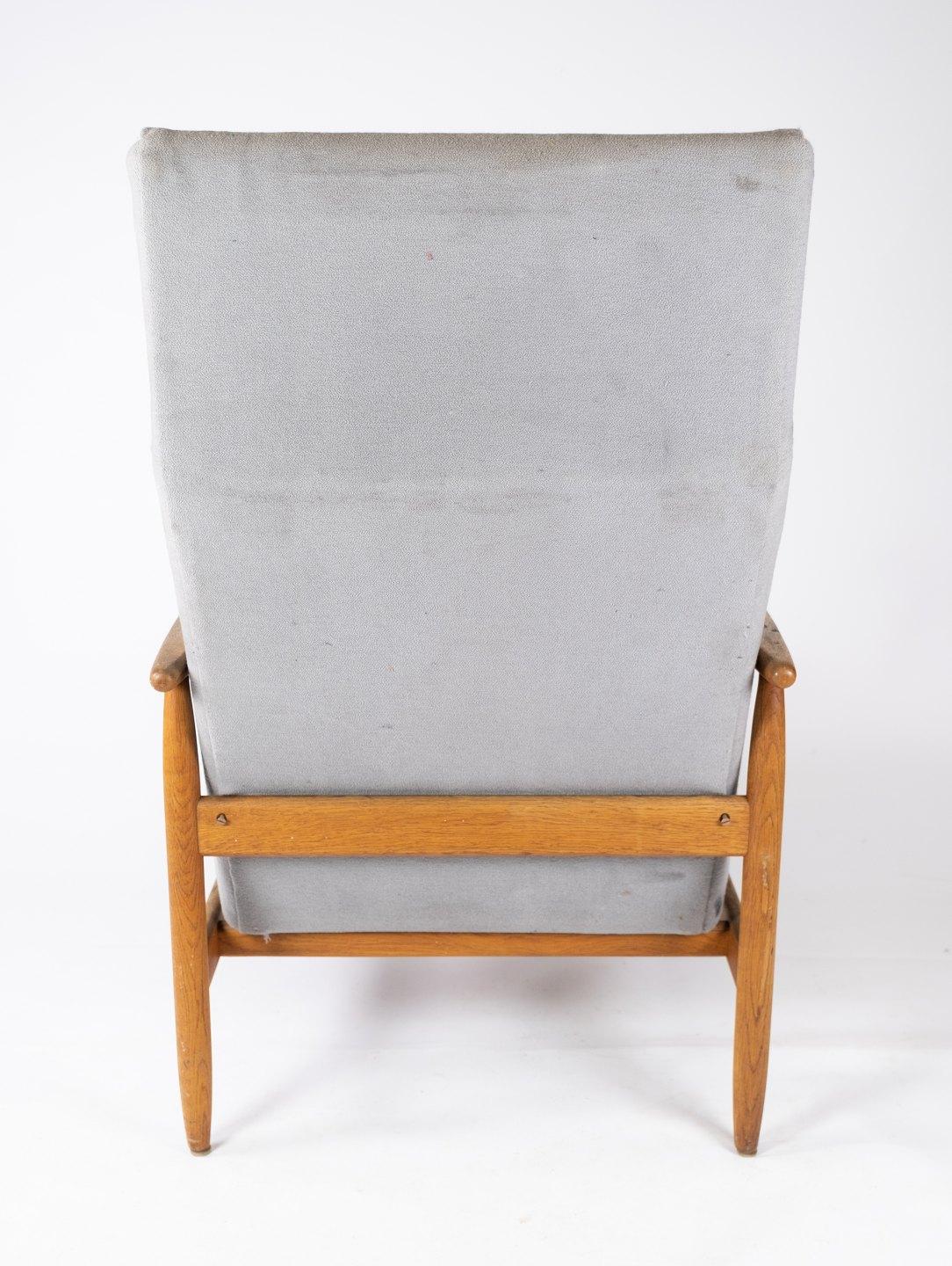 Mid-20th Century Easy Chair, Model J65 in Light Wood by Ejvind Johansson, 1960s