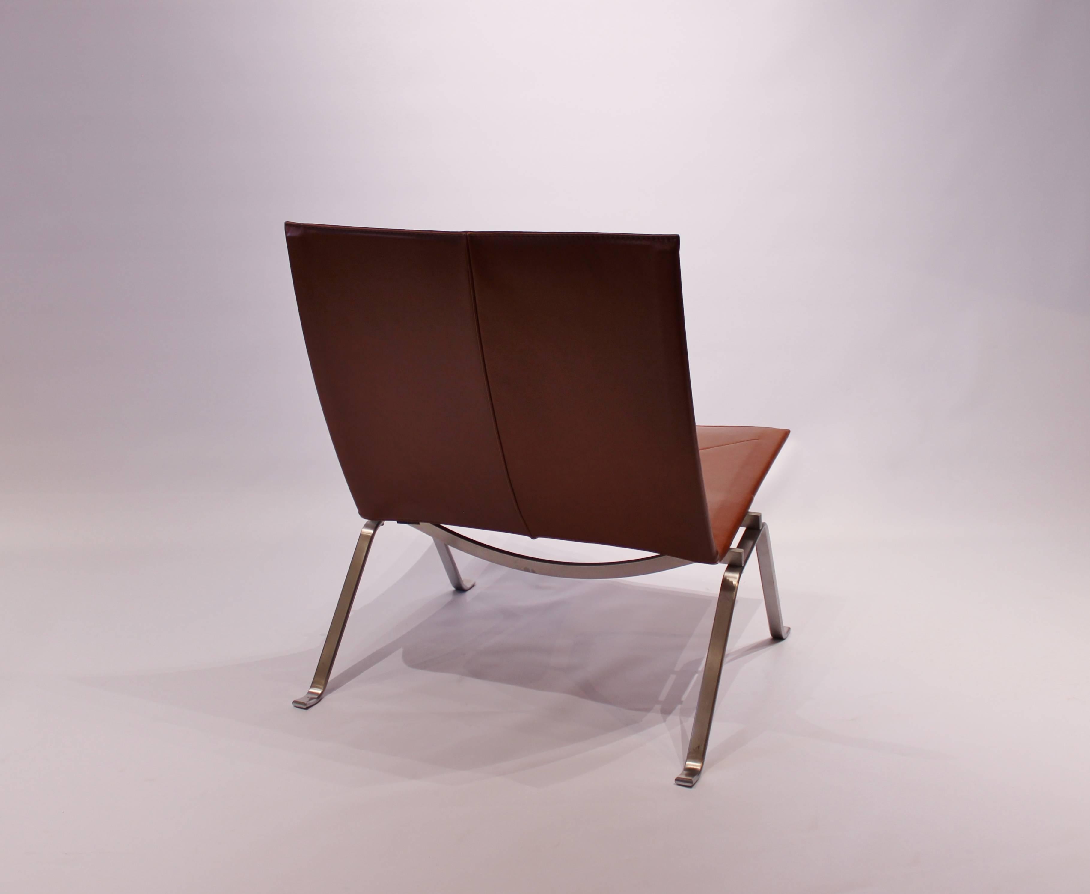 Scandinavian Modern Easy Chair, Model PK22, by Poul Kjærholm and Fritz Hansen, 2016