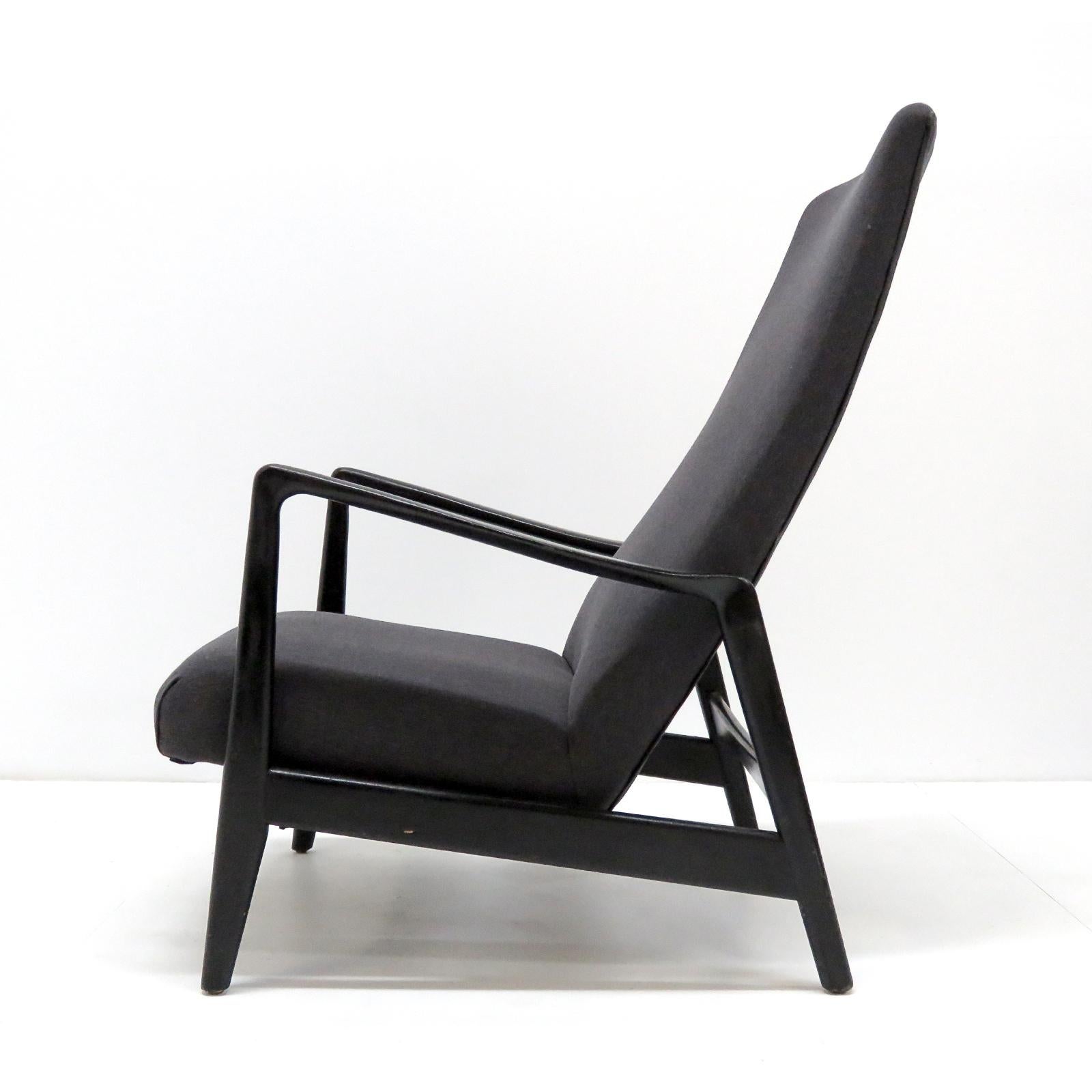Italian Easy Chair No. 829 by Gio Ponti for Cassina