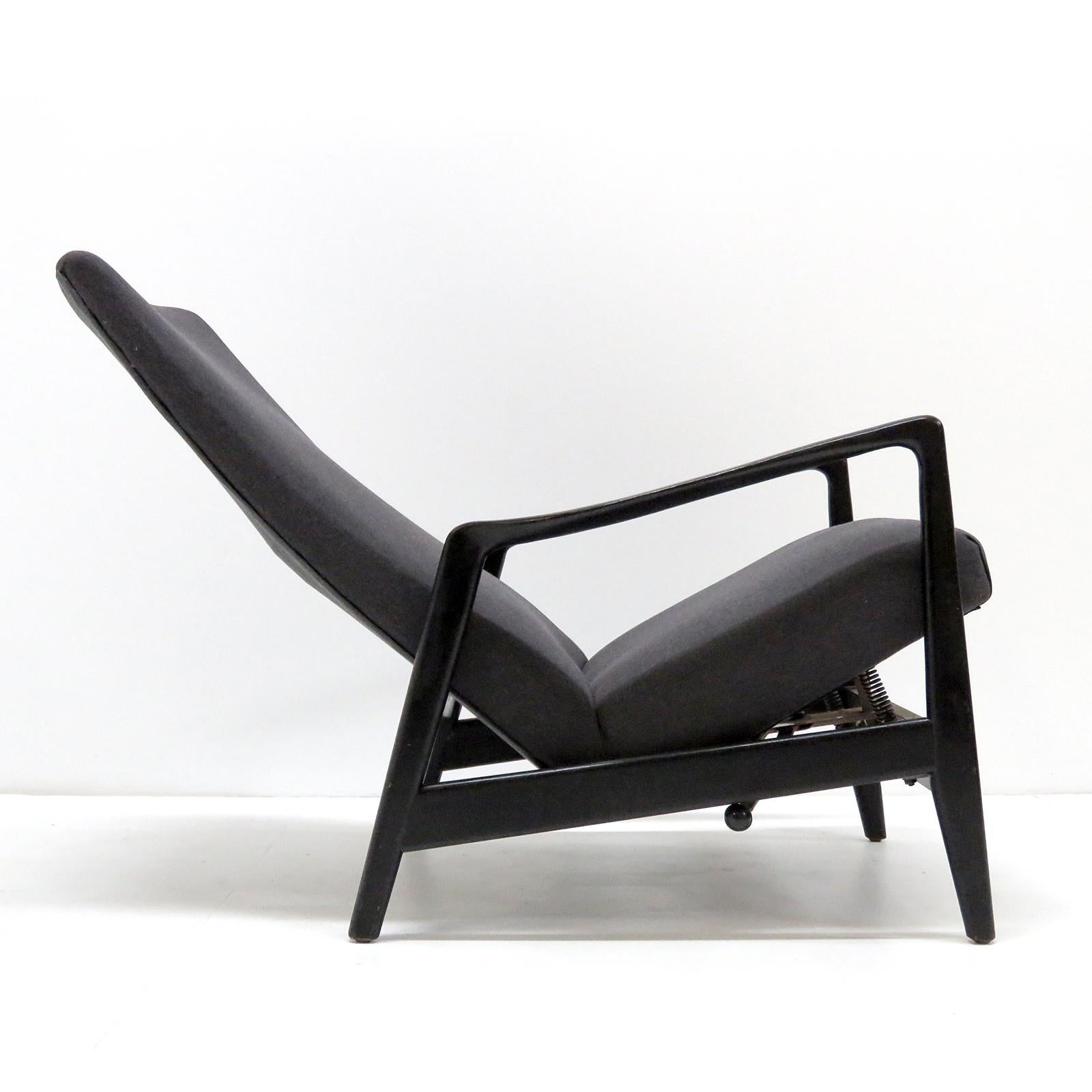 Wood Easy Chair No. 829 by Gio Ponti for Cassina