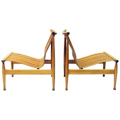 Easy Chair Pair of Arktis by Hans Brattrud for Hove Møbler, Norway, 1961