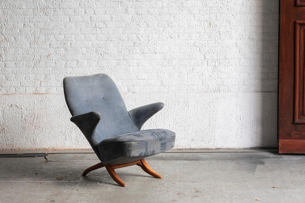 Easy chair Penguin, model 107, by Theo Ruth, for Artifort, Netherlands 1960s For Sale 12