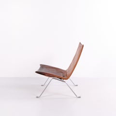 Sessel PK22 In Original Polsterung Patinated Cognac Leder von Poul Kjærholm