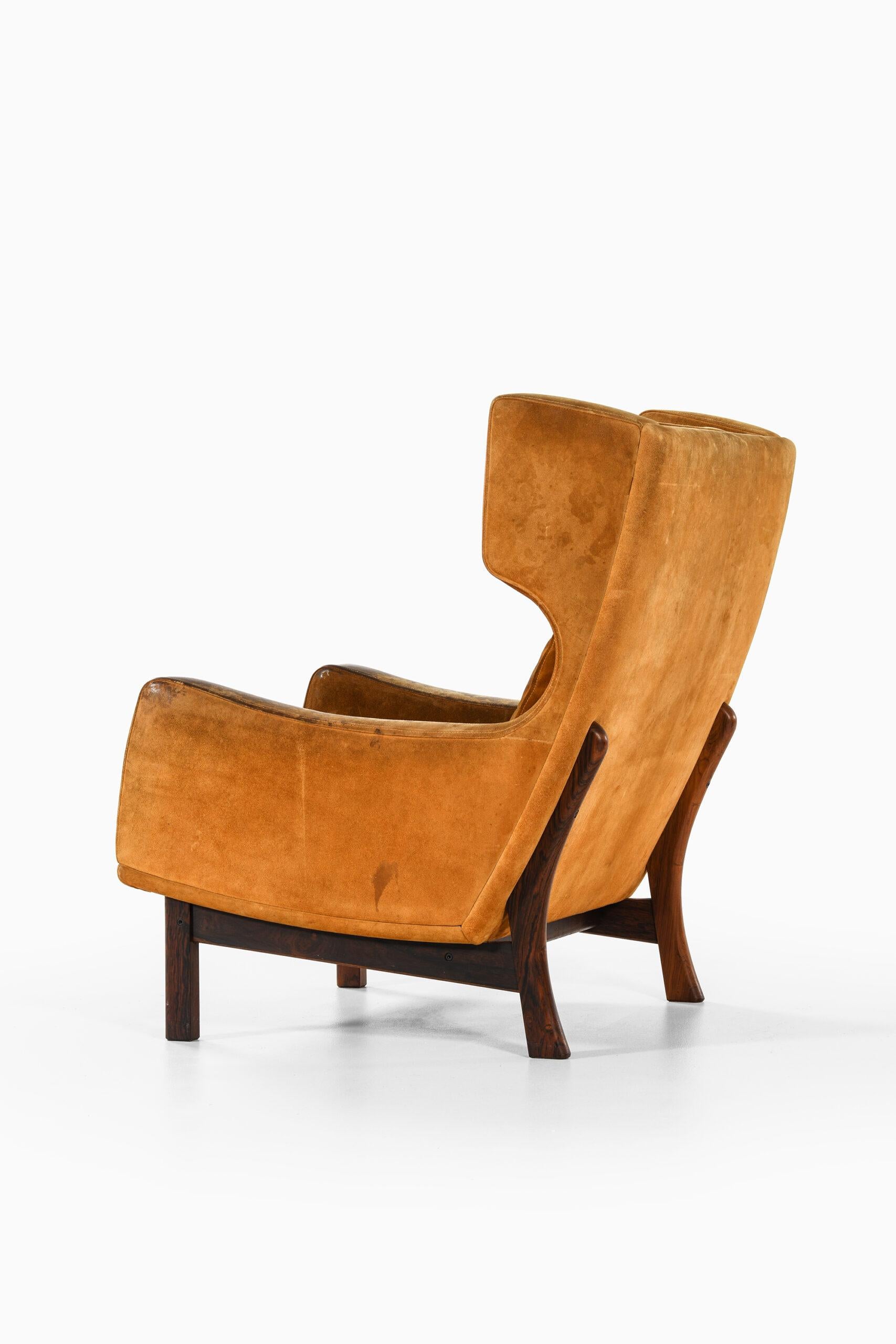 Mid-20th Century Easy Chair Produced in Denmark For Sale