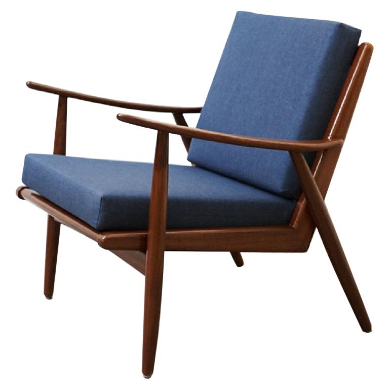 Easy Chair ROTEX, Walnut, 1960s For Sale