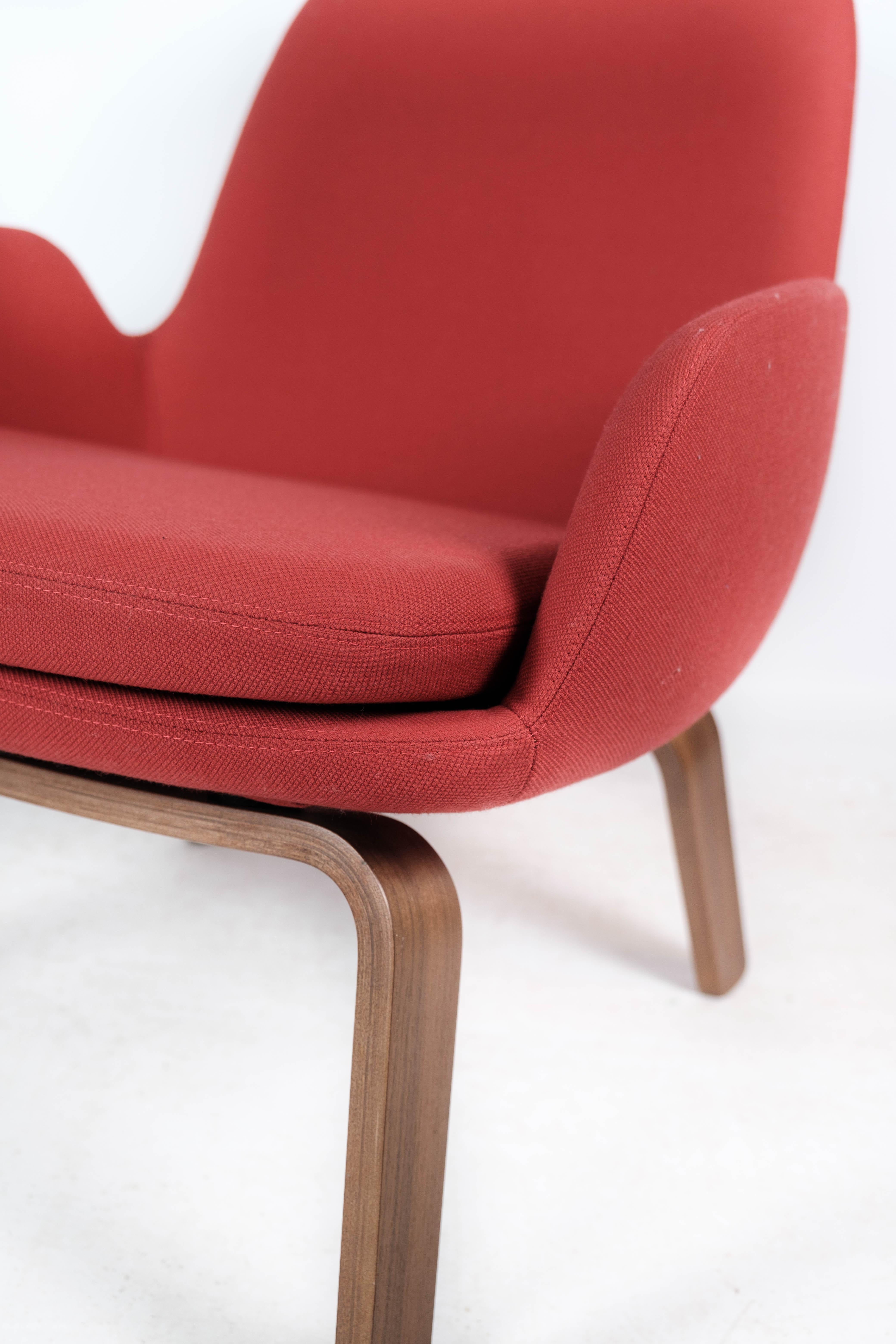 Scandinavian Modern Easy Chair with Legs of Walnut by Normann Copenhagen For Sale