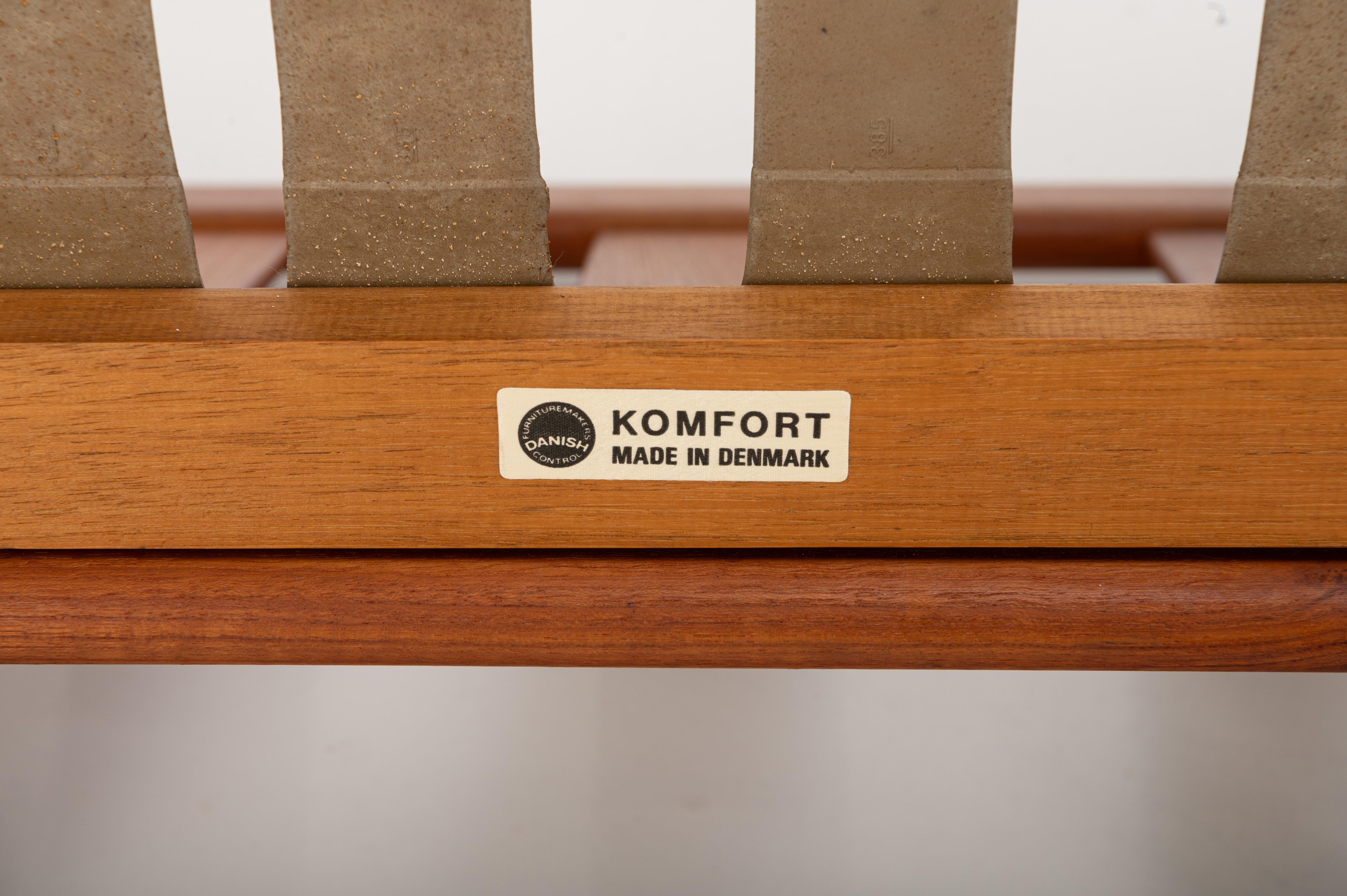 Easy Chairs by Arne Wahl Iversen for Komfort, Denmark, 1960s, Set of 2 For Sale 4