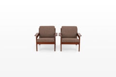 Easy Chairs by Arne Wahl Iversen for Komfort, Denmark, 1960s, Set of 2