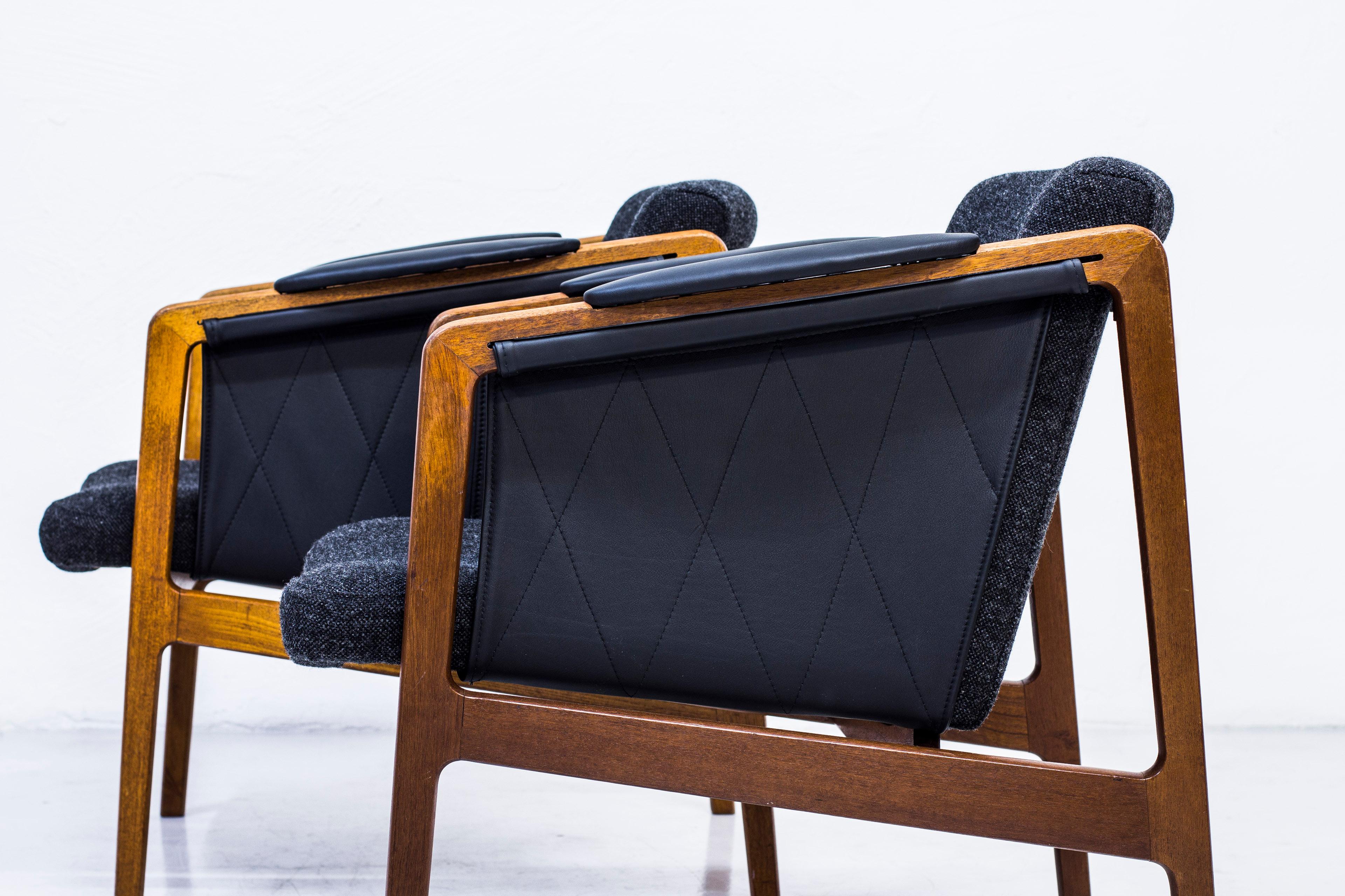 Mid-20th Century Easy Chairs by Bjørn Engø, circa 1958
