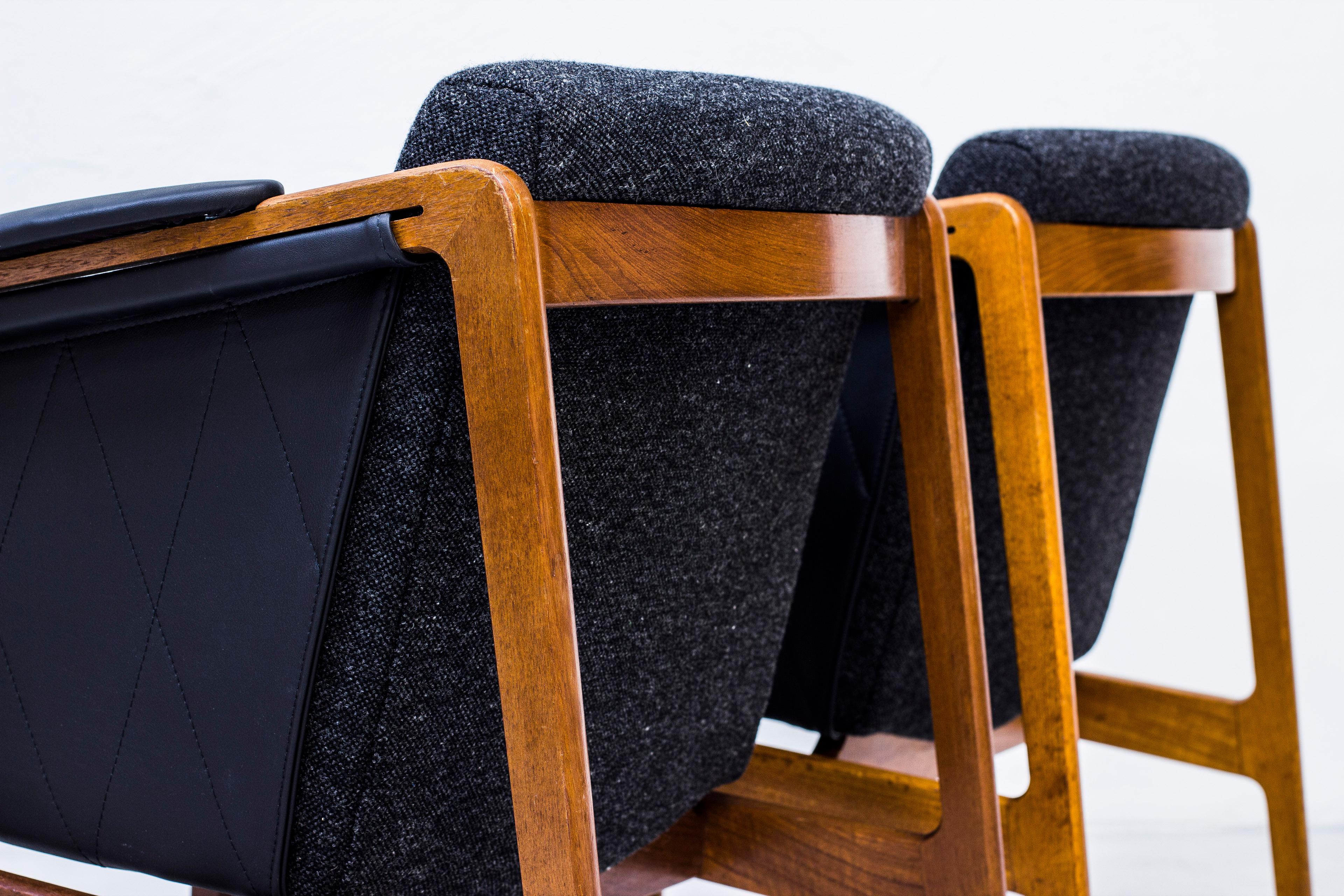 Teak Easy Chairs by Bjørn Engø, circa 1958