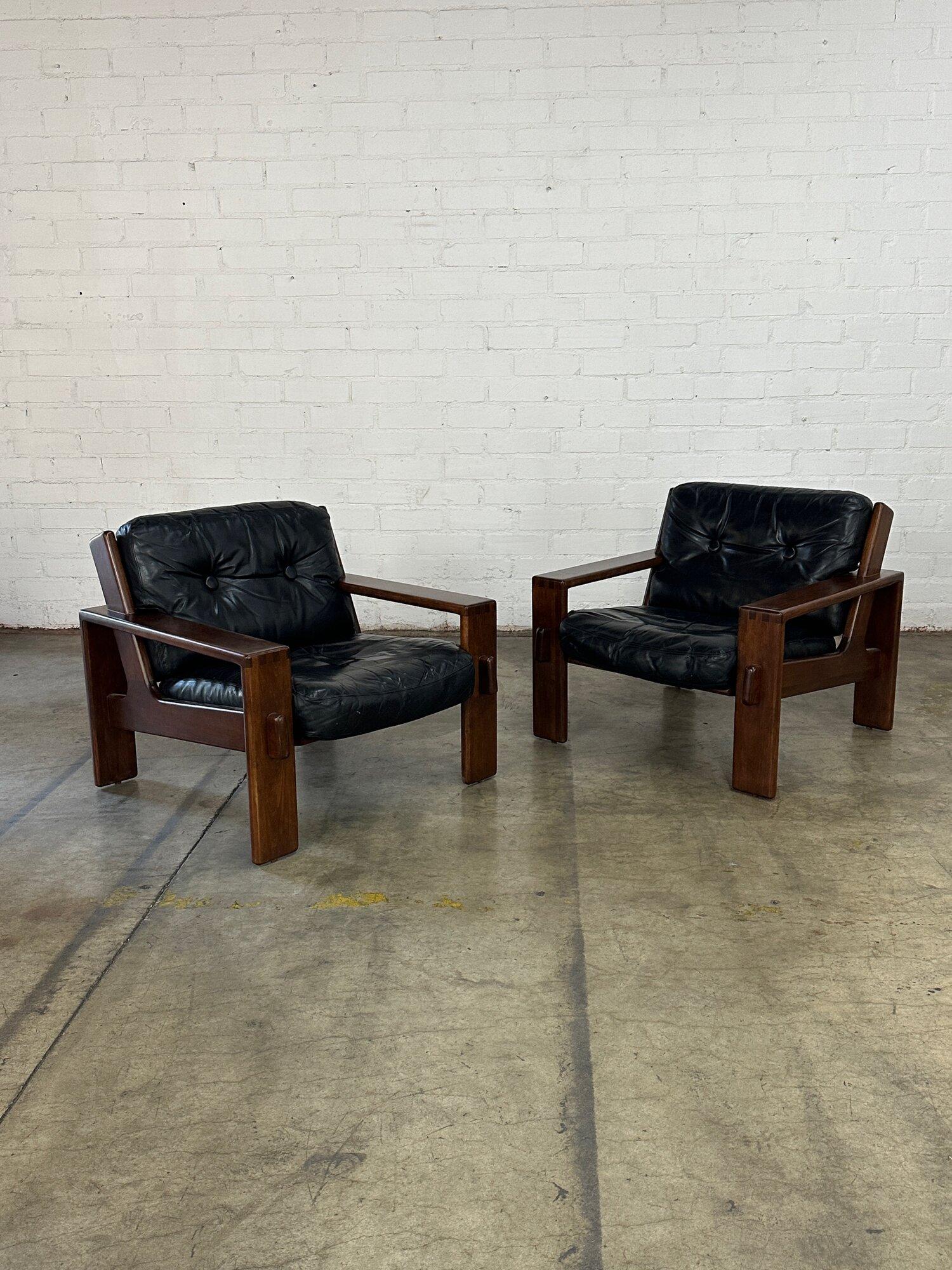 Mid-Century Modern Easy chairs by Esko Pajamies- Pair