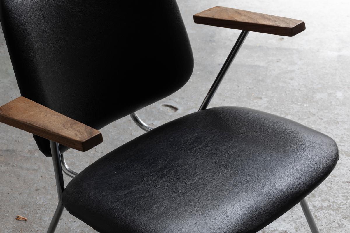 Easy chairs by Gijs van der Sluis for Van der Sluis Stalen, Dutch design, 1950s 3