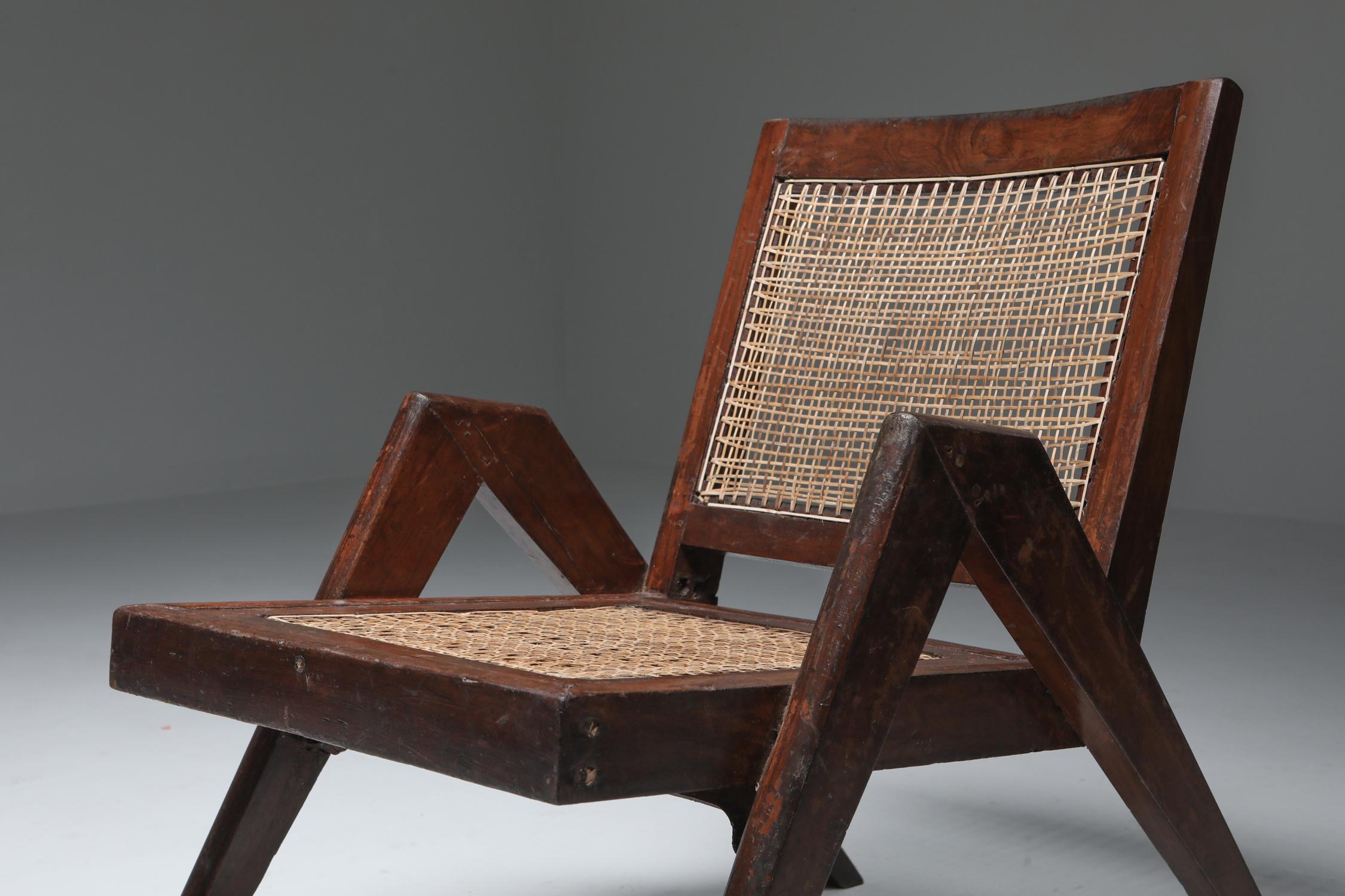 Easy Chairs by Jeanneret, Chandigarh, 1955 4
