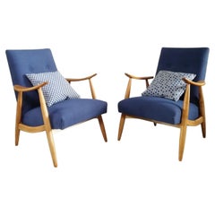 Easy Chairs By Louis Van Teeffelen For Wébé, Set Of 2