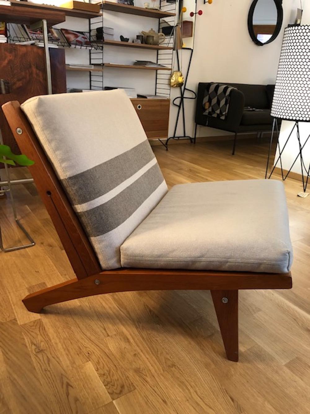 Danish Easy Chairs Hans Wegner Teak Model GE370 for GETAMA